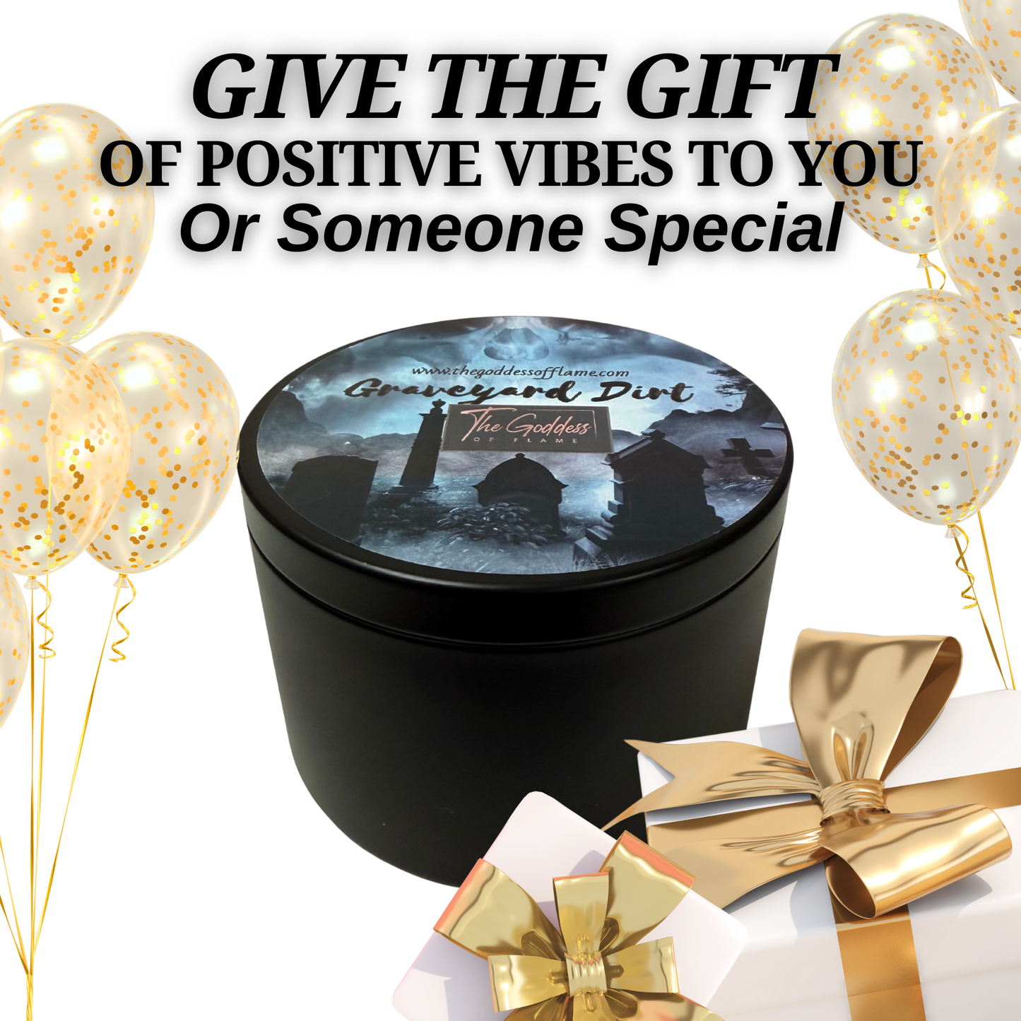 Graveyard Dirt Spiritual Candle – Necromancy, Protection, Banishing & Ancestral Work | Ritual Soy Wax Candle with Herbs & Crystals
