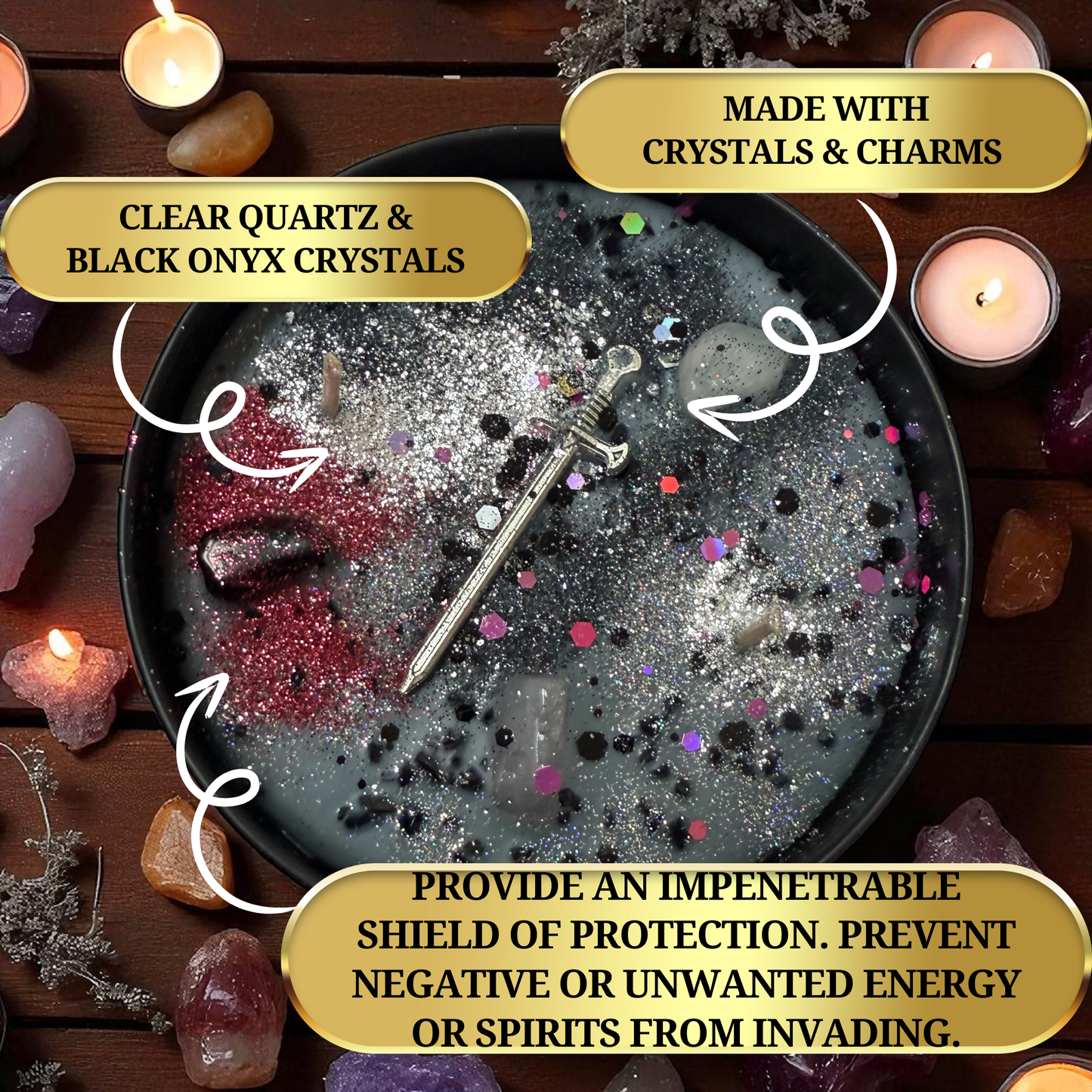 Infused with Crystals & Herbs