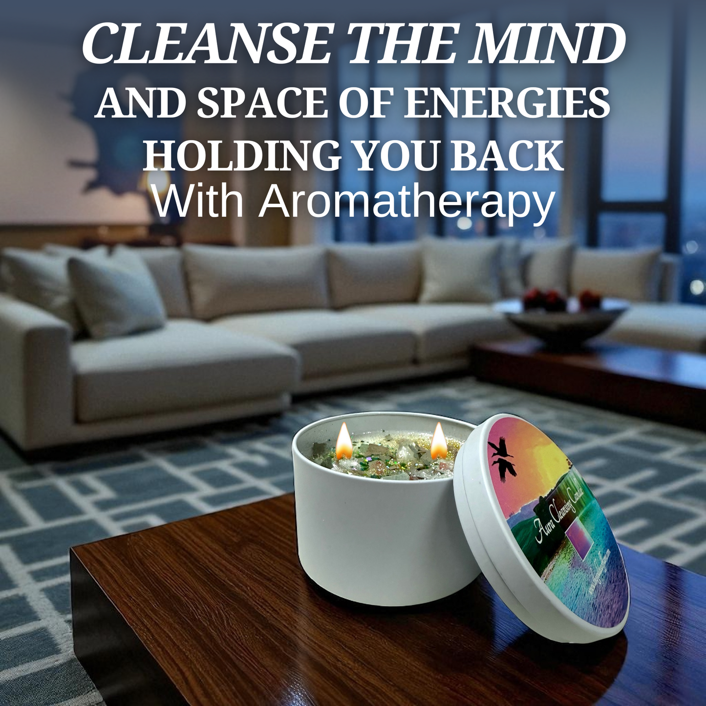 Aura Cleansing Candle – Spiritual Healing & Energy Renewal