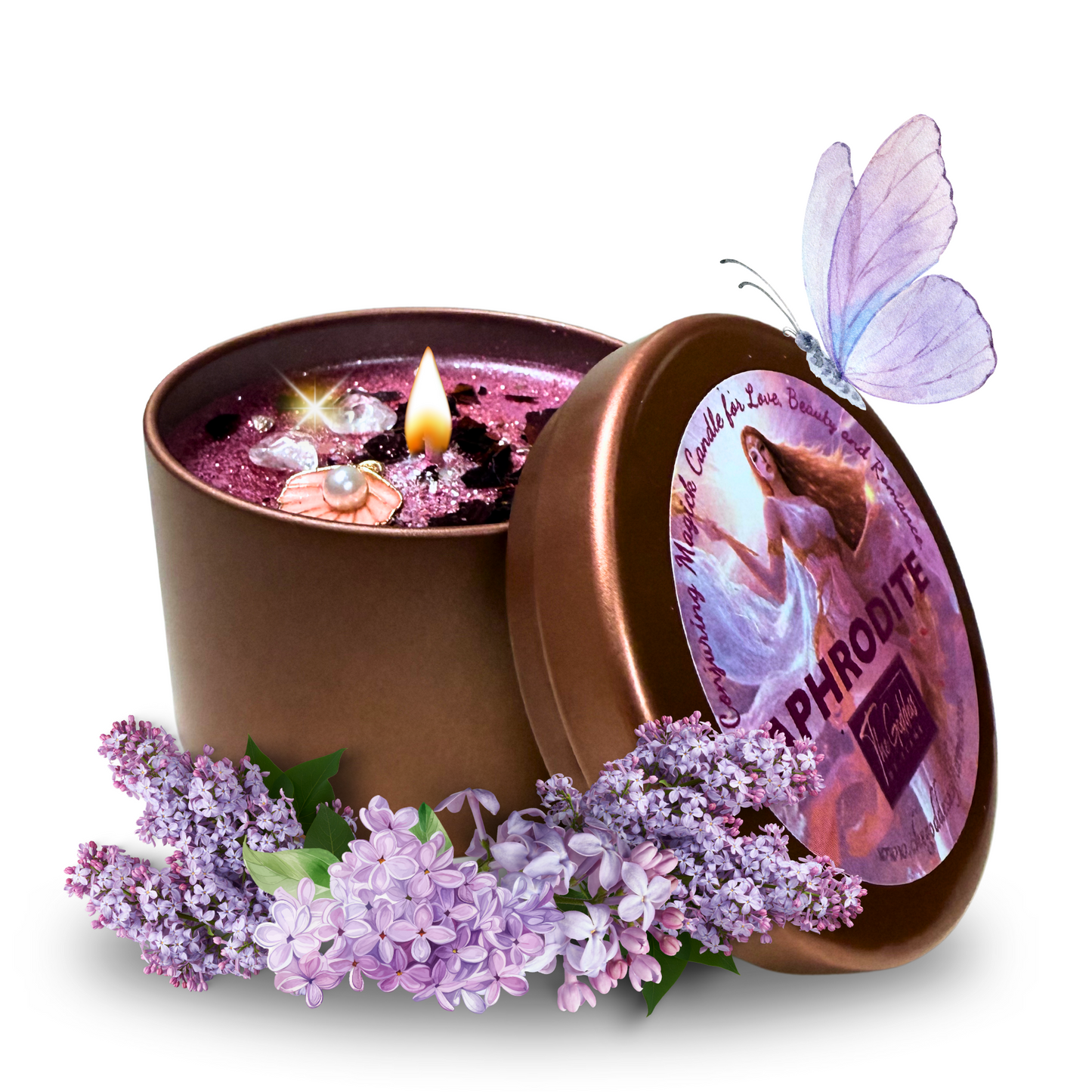 Aphrodite Conjuring Spell Candle - Love, Sensuality, Beauty and Self-love