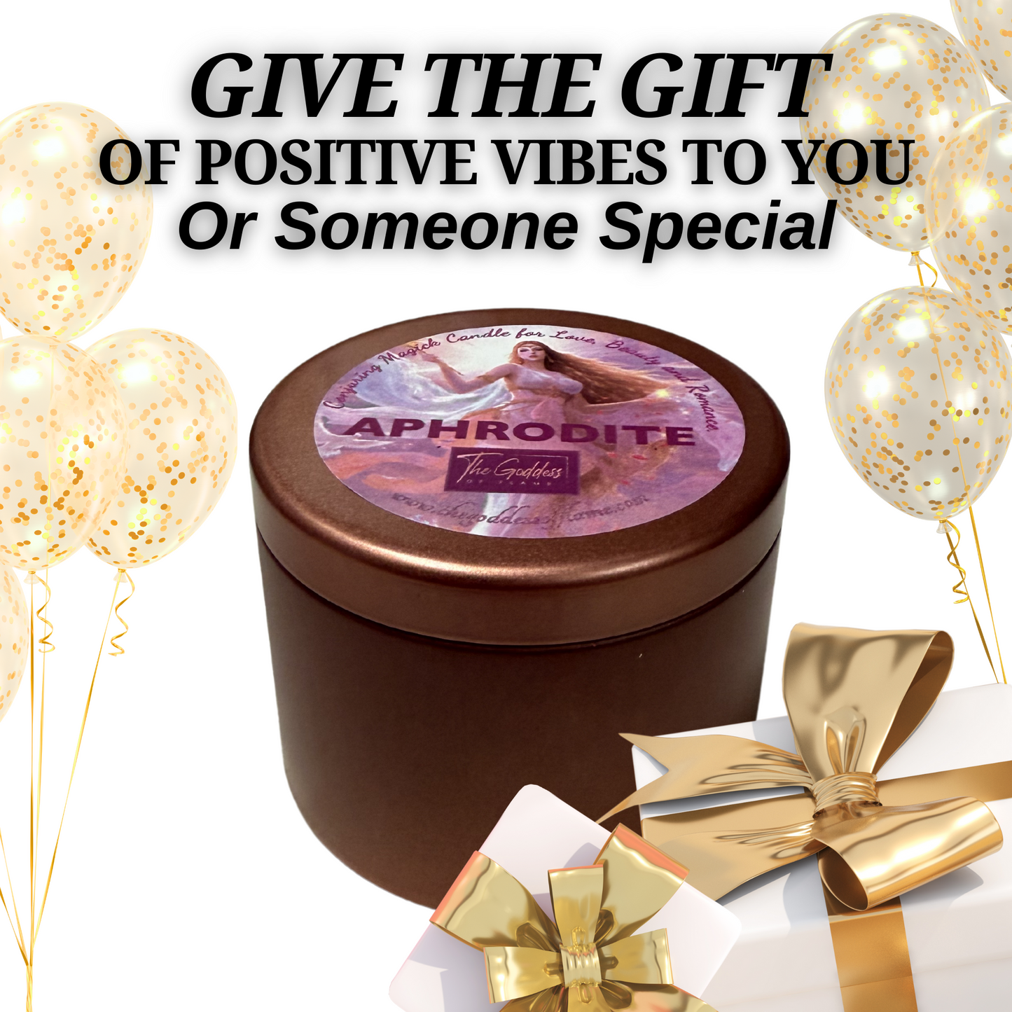 Aphrodite Conjuring Spell Candle - Love, Sensuality, Beauty and Self-love