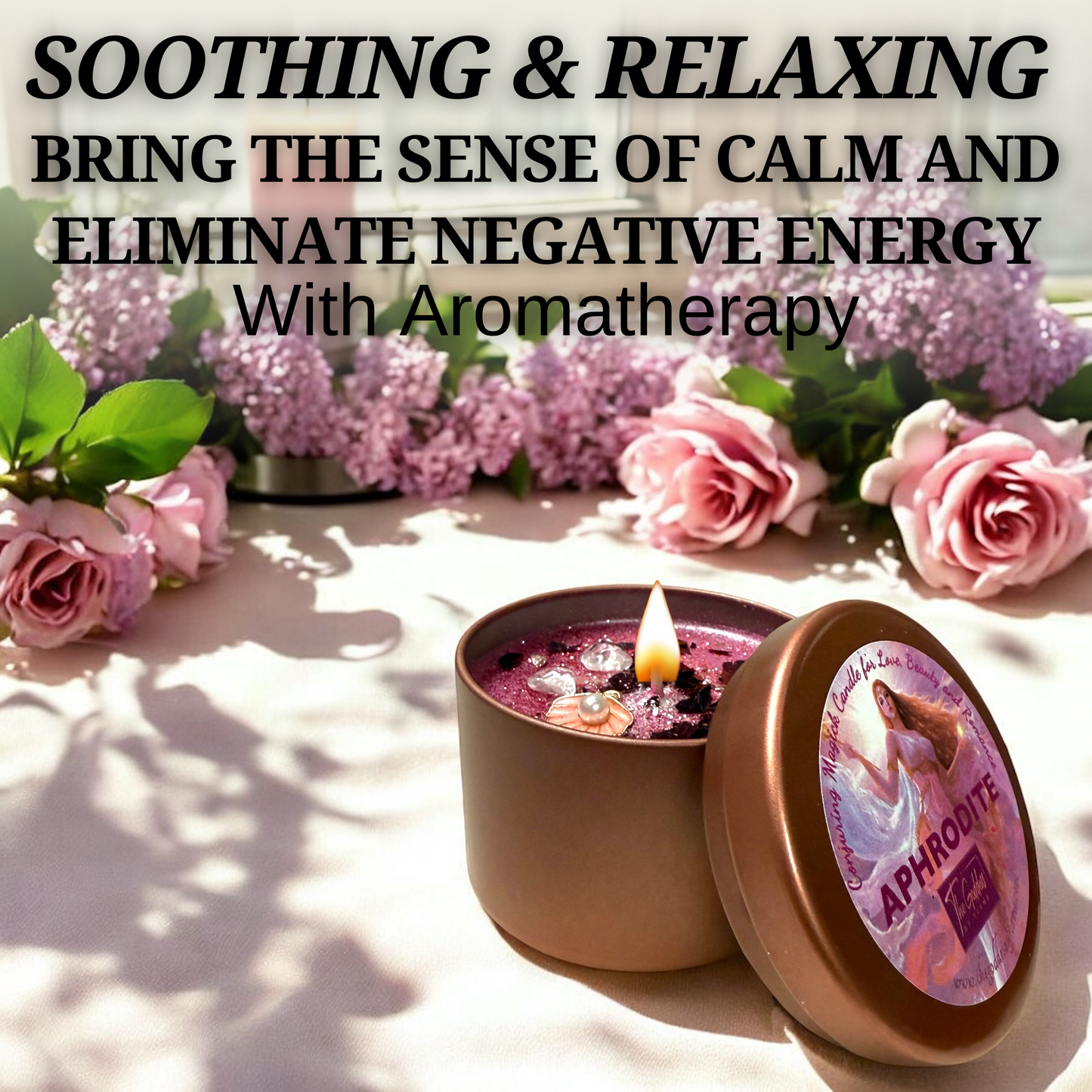 Aphrodite Conjuring Spell Candle - Love, Sensuality, Beauty and Self-love