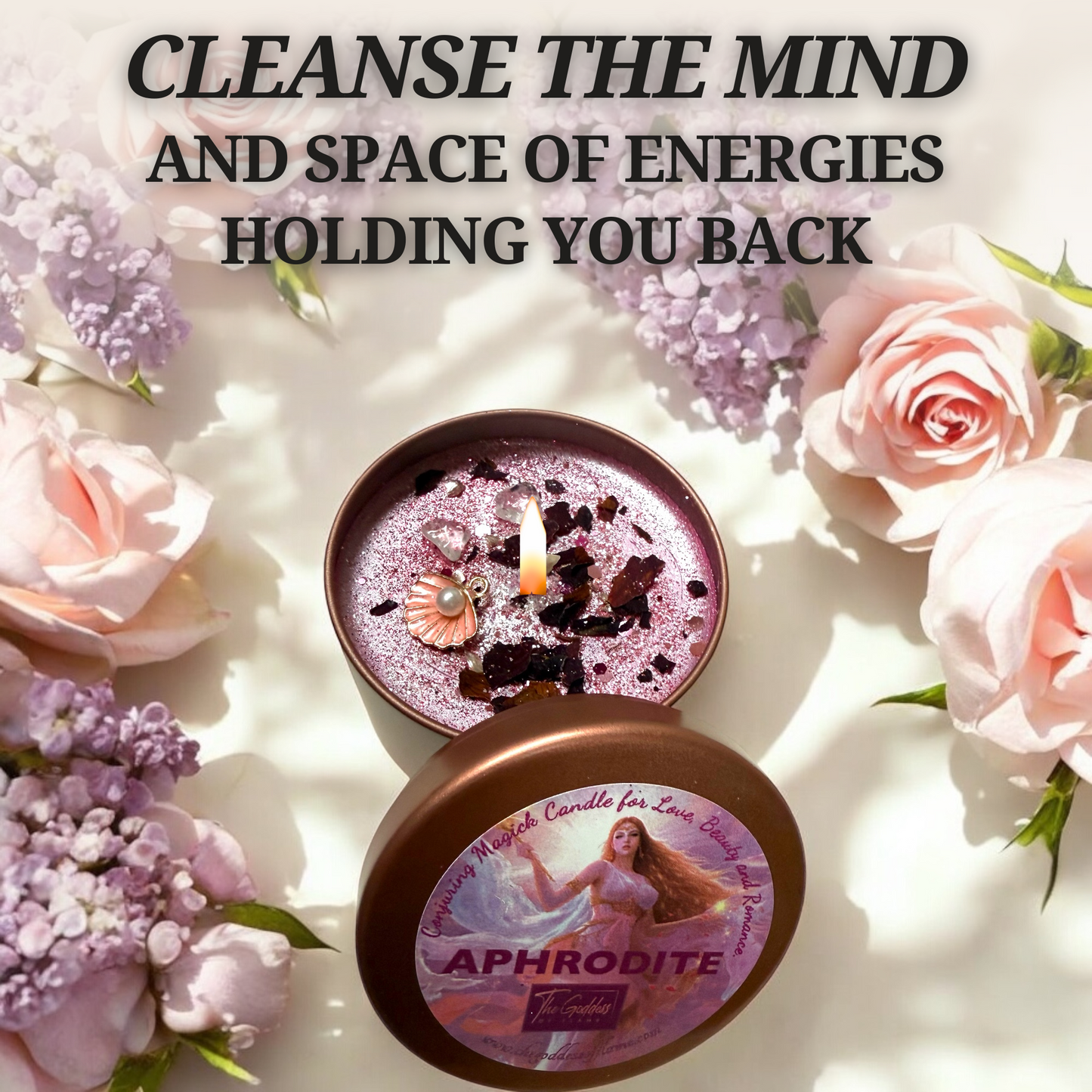 Aphrodite Conjuring Spell Candle - Love, Sensuality, Beauty and Self-love