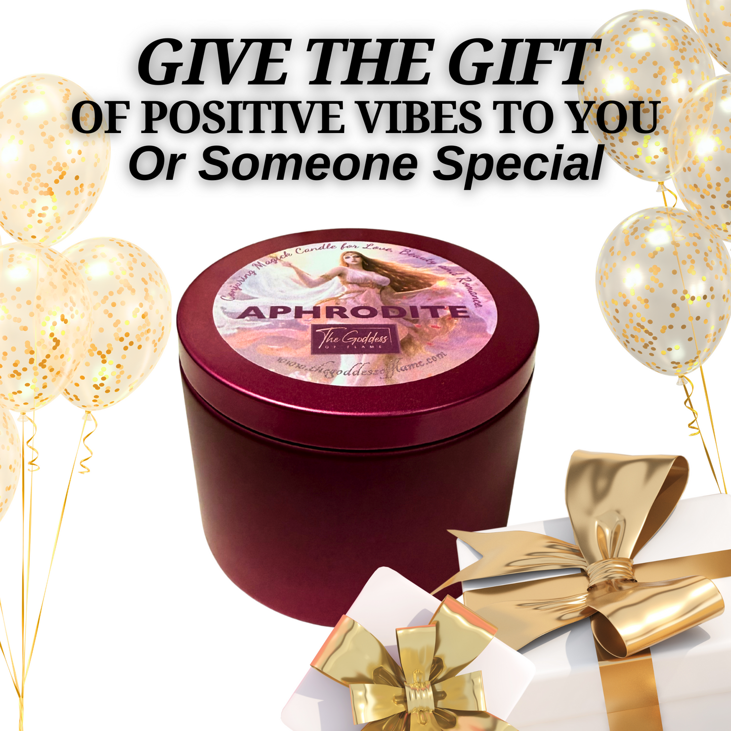 Romantic gift Aphrodite candle for self-love, healing, and spiritual rituals