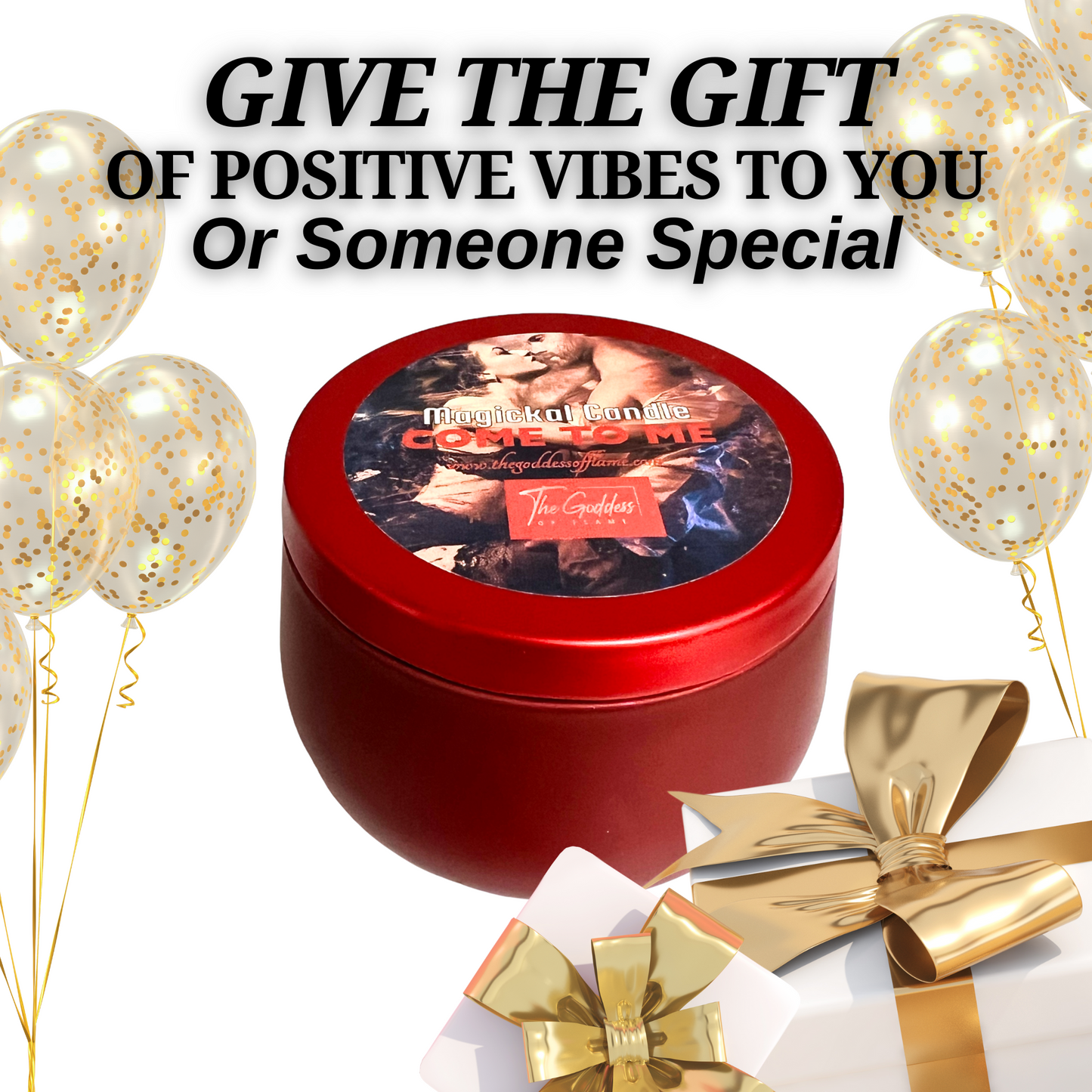 Romantic Come To Me candle gift for spiritual practice, love spells, and energy work