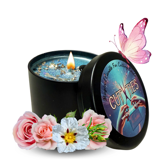Cut Ties Spell Candle - Cut Cords, Break Unhealthy Attachments & End Toxic Relationships