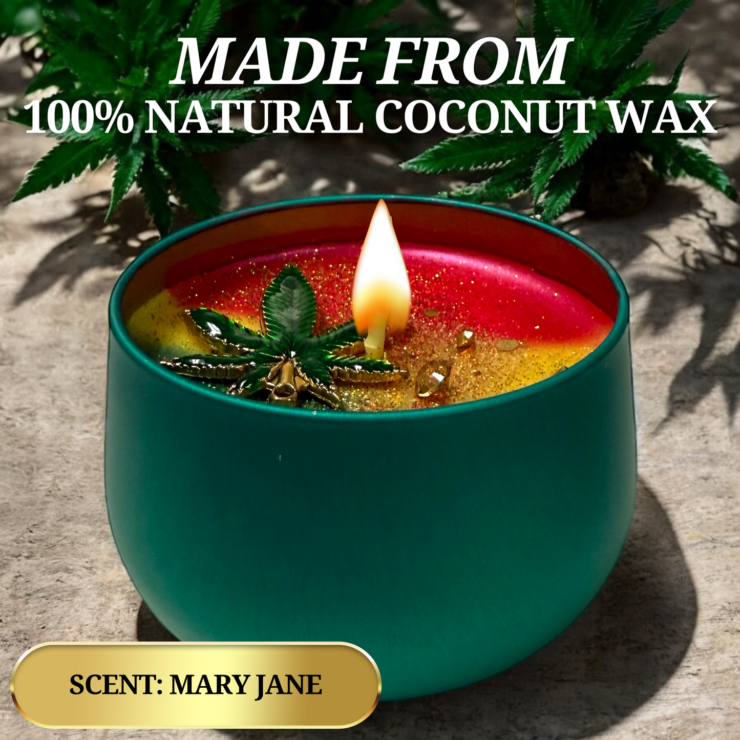Rastafari Lion Of Judah Offering Candle