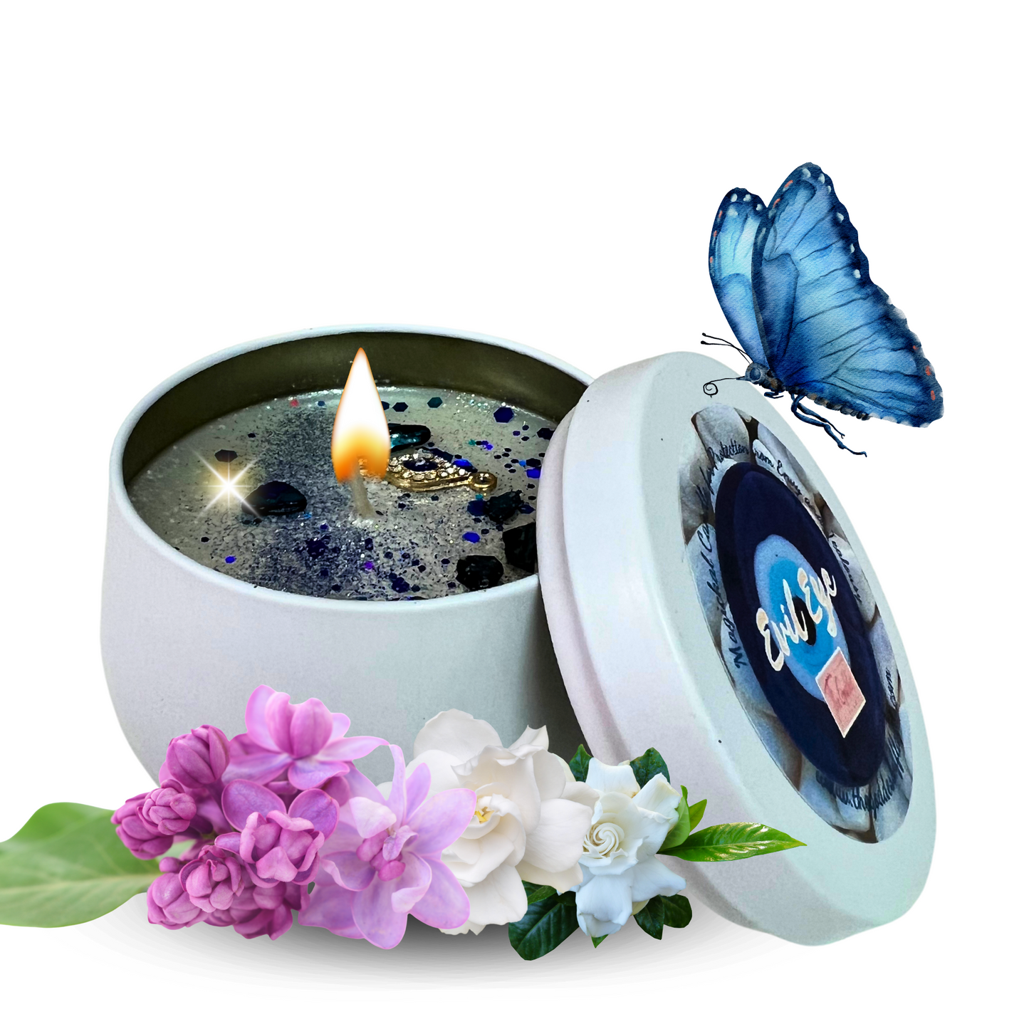 Evil Eye Candle for protection and spiritual cleansing