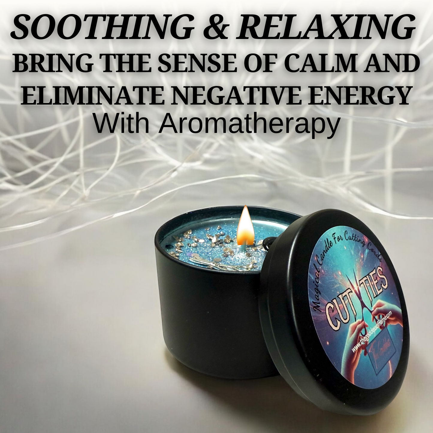 Cut Ties Spell Candle - Cut Cords, Break Unhealthy Attachments & End Toxic Relationships
