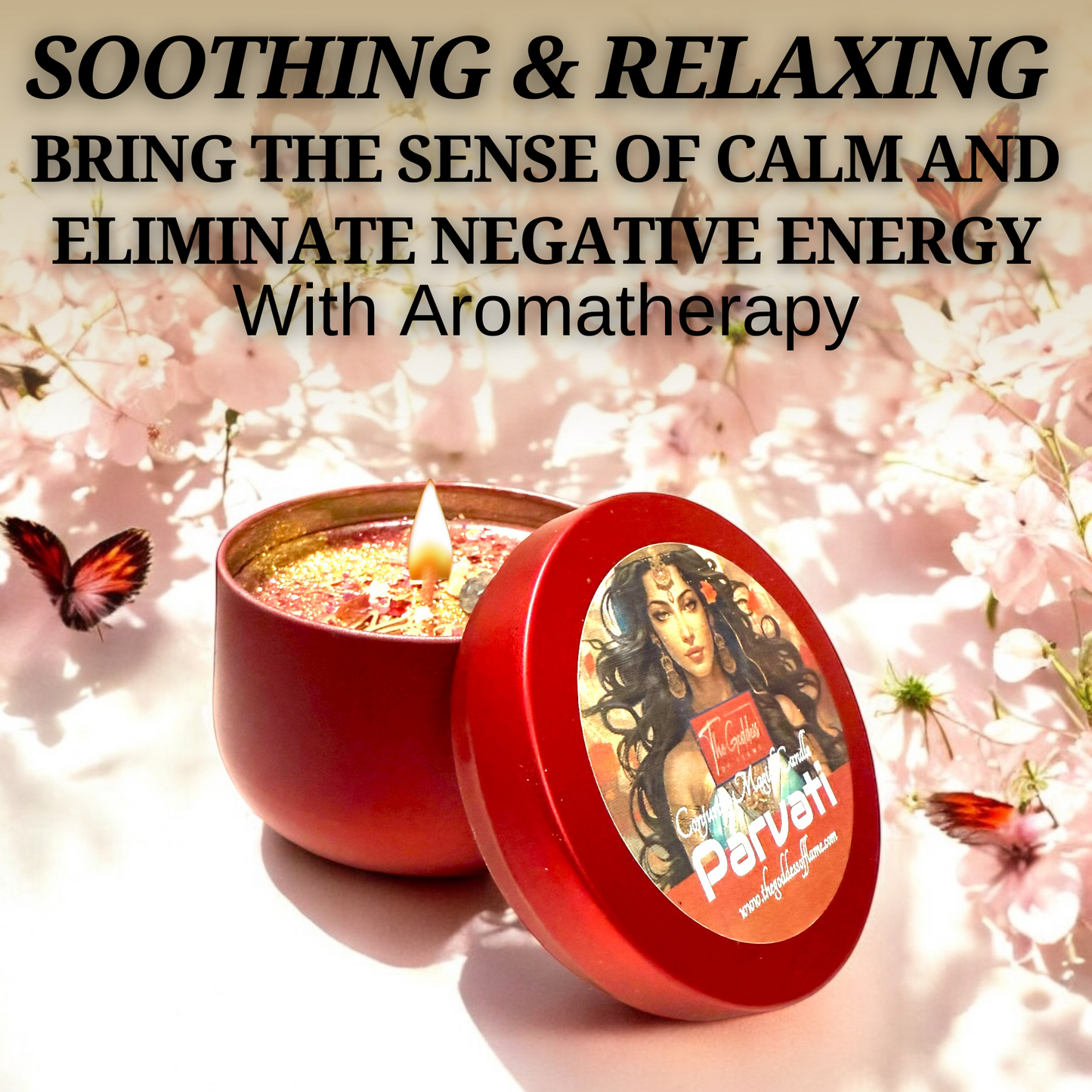 Parvati Goddess Conjuring Spell Candle- Balance, Healing & Personal Growth