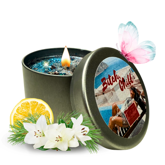 The Goddess of Flame B*tch Chill Candle – Ritual candle for stress relief and relaxation