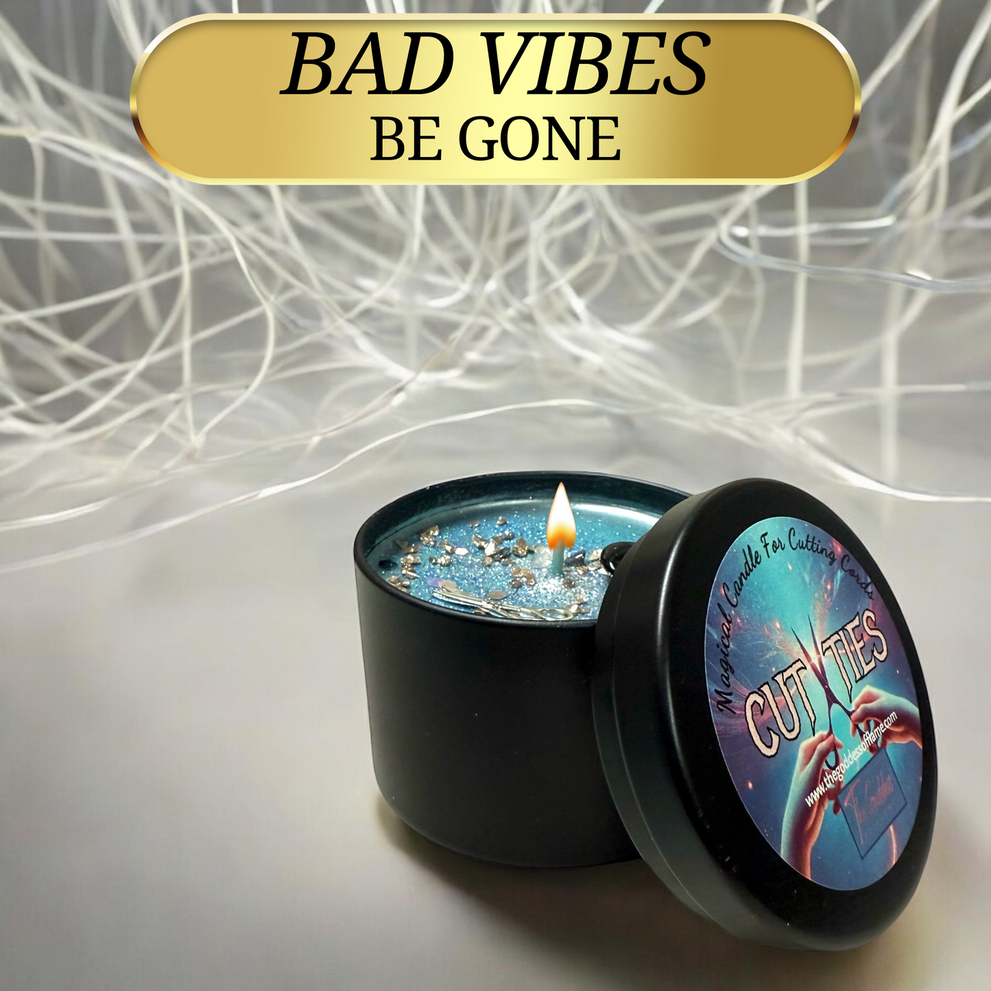 Cut Ties Spell Candle - Cut Cords, Break Unhealthy Attachments & End Toxic Relationships