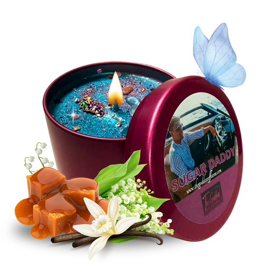 Sugar Daddy Spell Candle – Attraction Candle for Love, Wealth, and Luxury