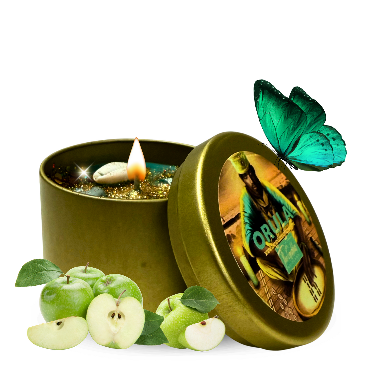 Orula Candle for Wisdom, Guidance, and Protection in Ifa and Santeria Rituals