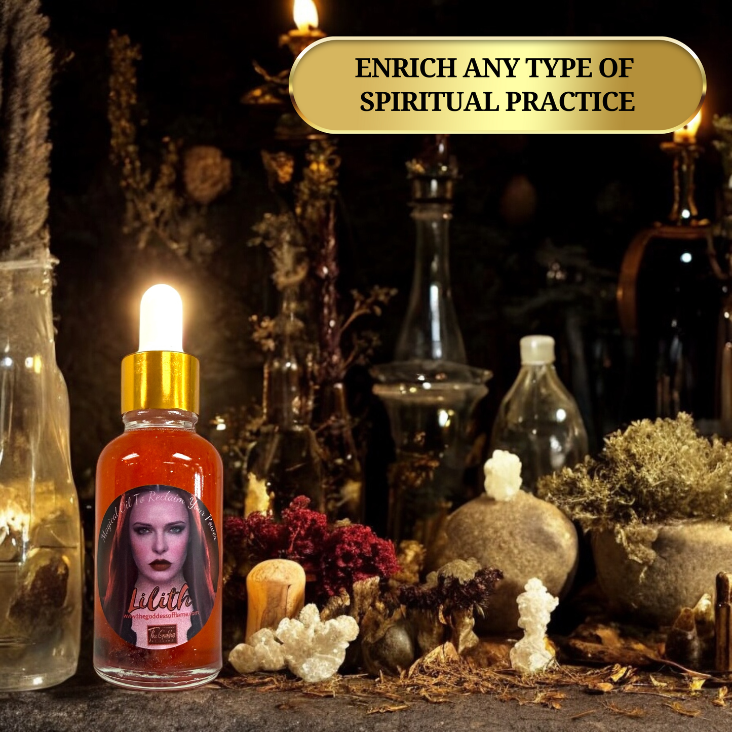 Lilith Conjuring Oil - Inner strength, Independence & Empowerment