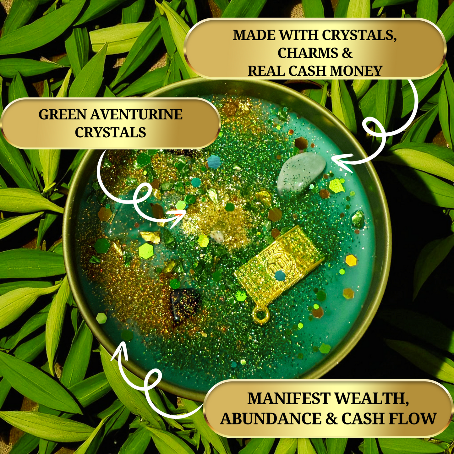 Infused with Crystals & Herbs