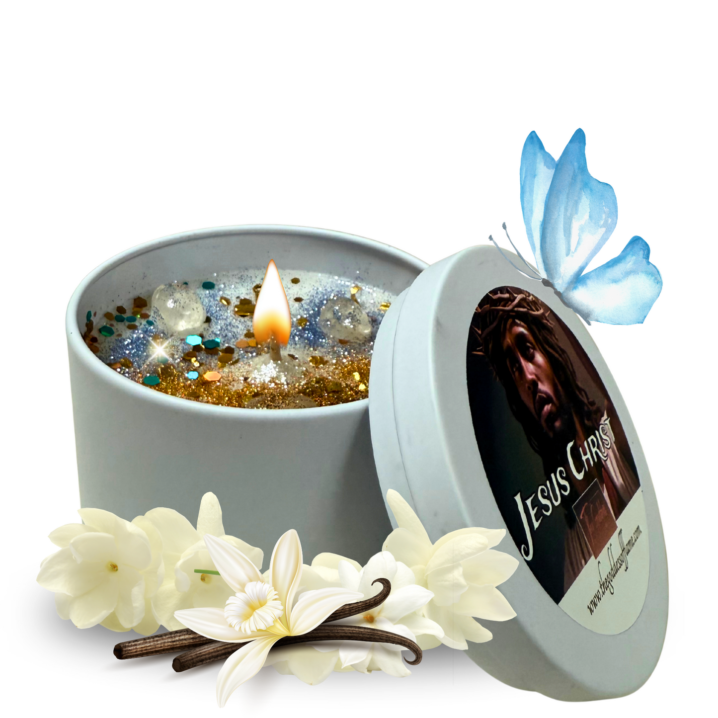 Jesus Christ Offering Candle – Spiritual Prayer & Blessings Candle