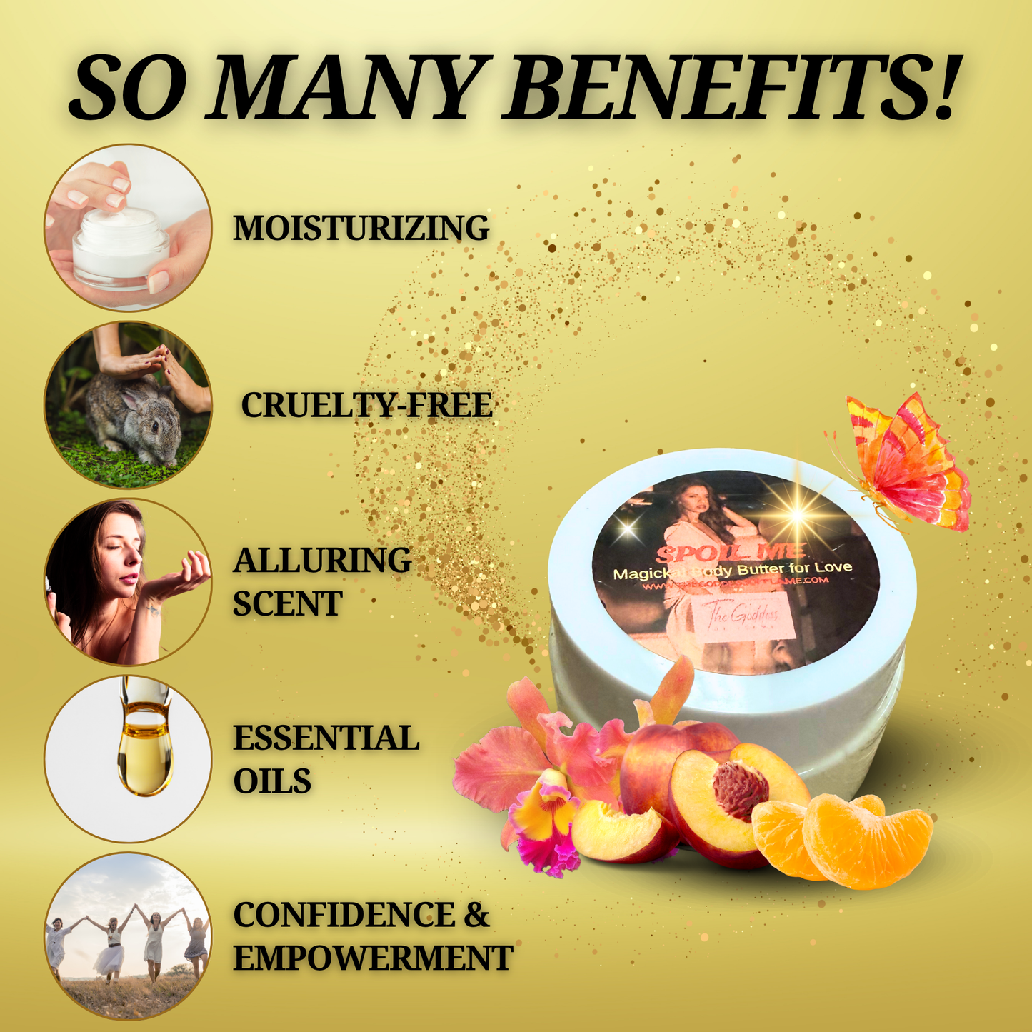 Spoil Me Body Butter – Indulgent Moisturizer for Self-Love, Glow & Softness