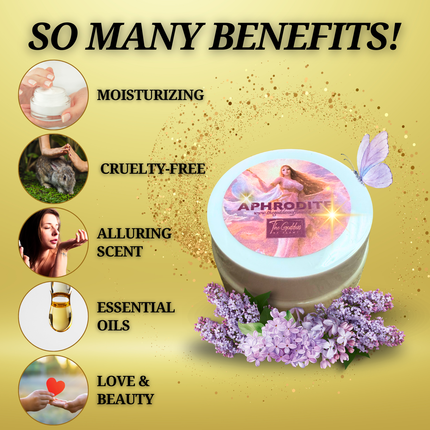 Aphrodite - The Goddess Of Love Spiritual Body Butter For Love, Beauty & Sensuality
