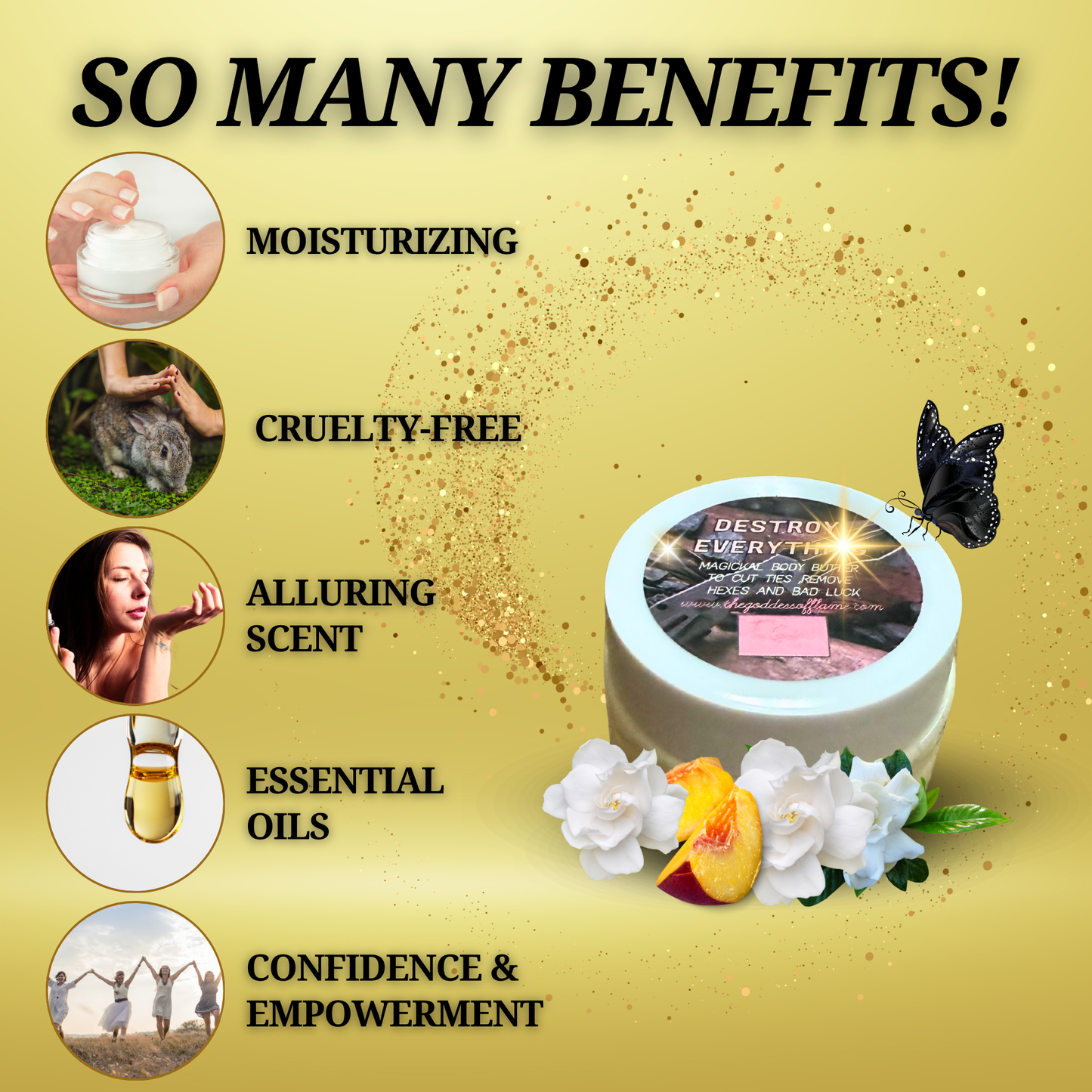 Destroy Everything Body Butter – Hex Removal, Cord Cutting & Spiritual Cleanse