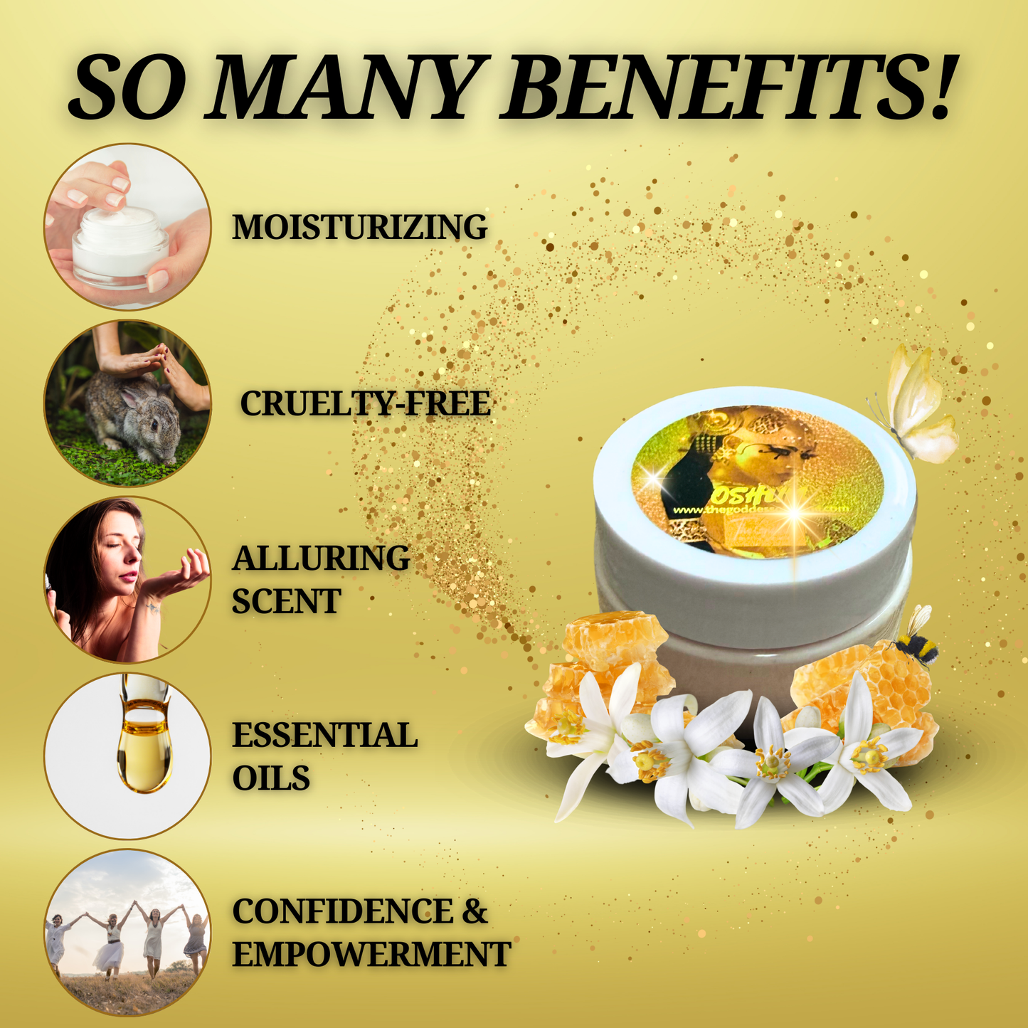 Oshun Body Butter – Natural Ritual Skincare for Love, Beauty & Abundance
