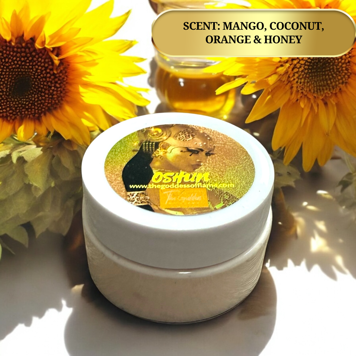 Spiritual body butter inspired by Orisha Oshun