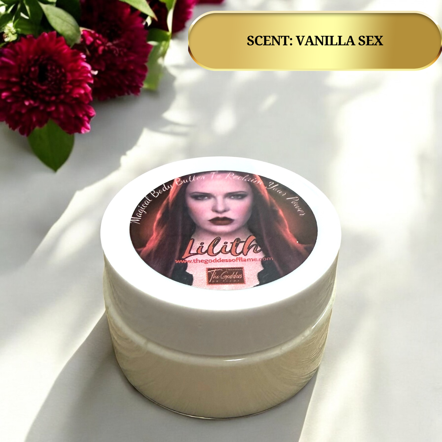 Obsidian-infused body butter for protection and power