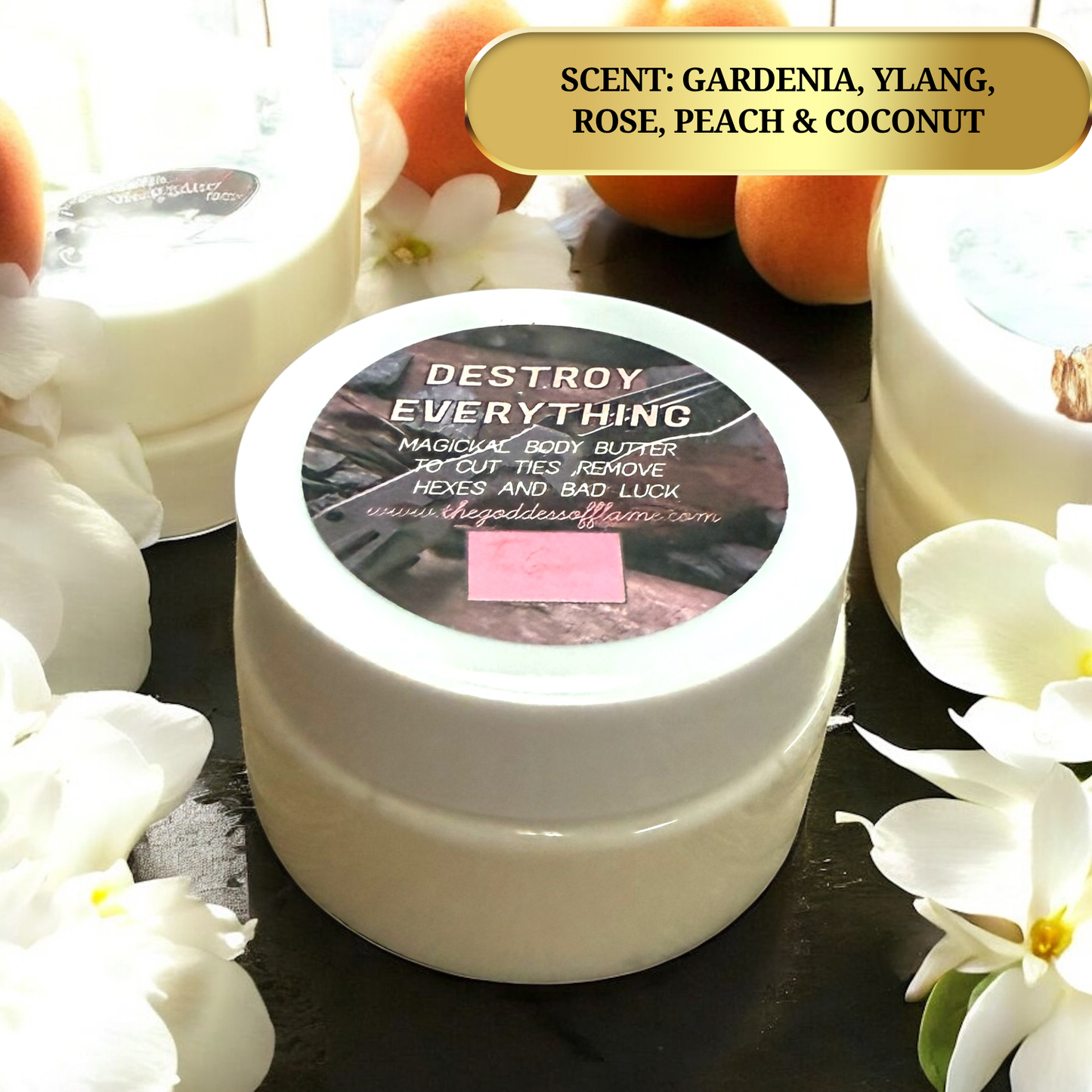 Destroy Everything Body Butter – Hex Removal, Cord Cutting & Spiritual Cleanse