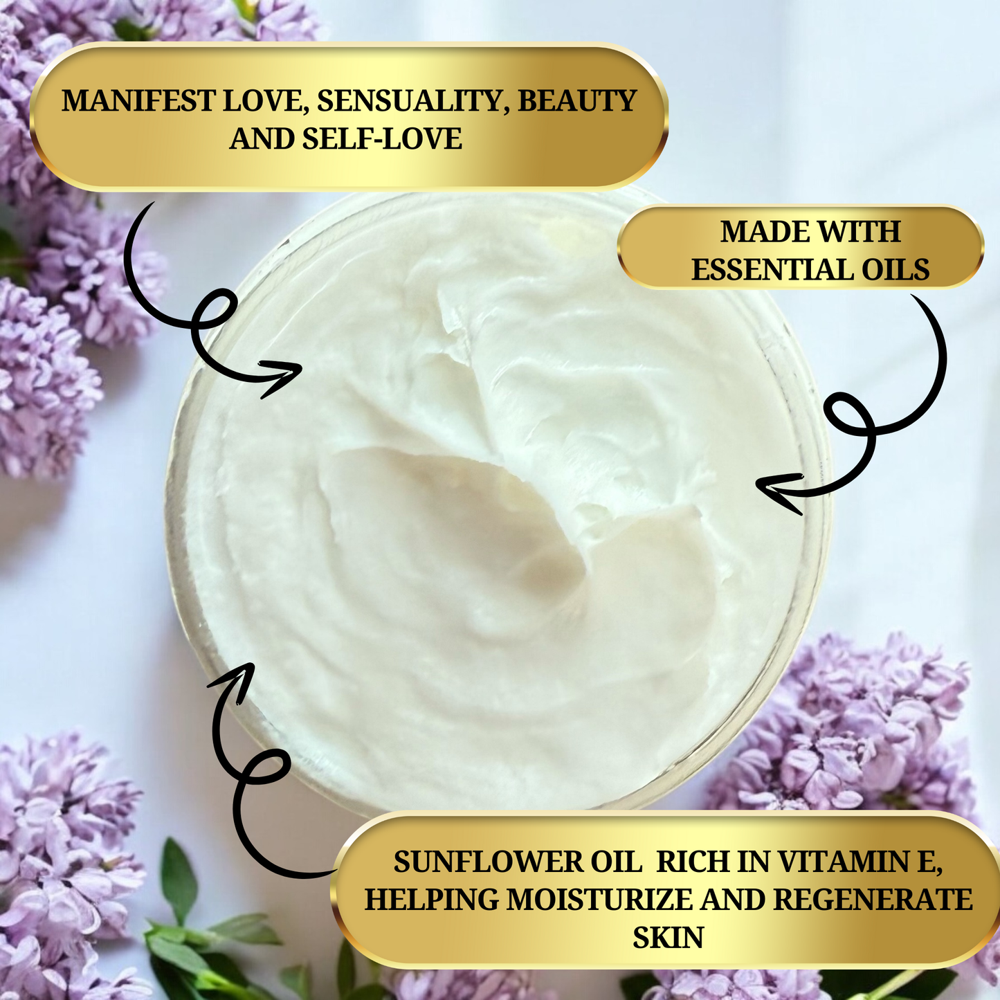 Aphrodite - The Goddess Of Love Spiritual Body Butter For Love, Beauty & Sensuality