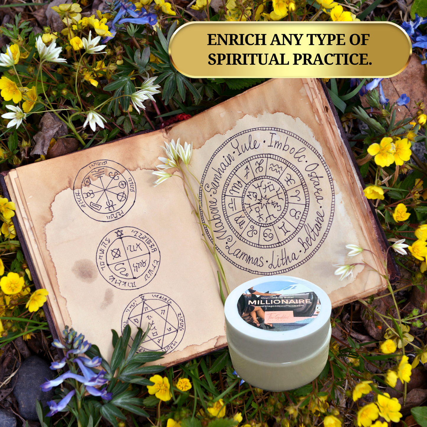 Millionaire Body Butter – Abundance Ritual Skincare for Confidence, Cash Flow & Elevated Energy