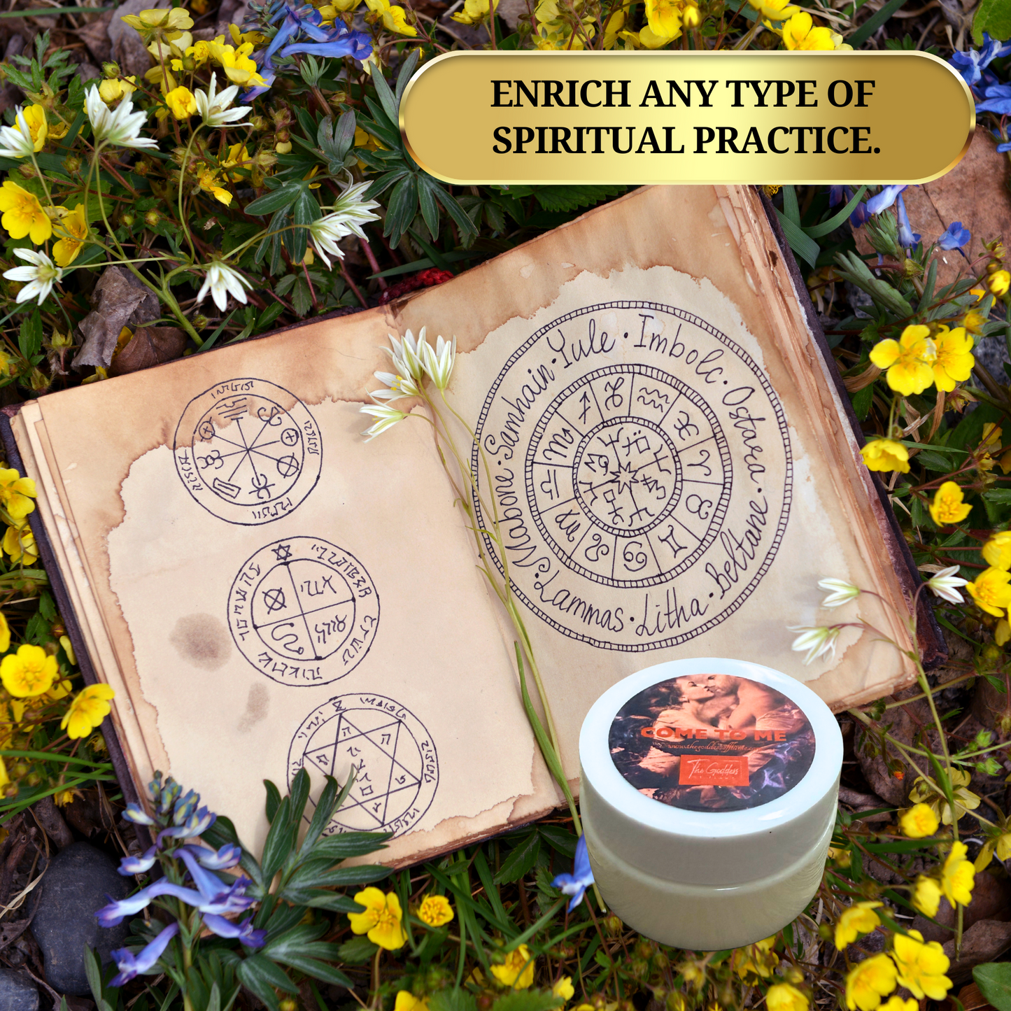 Sensual skincare for love drawing and conjure rituals