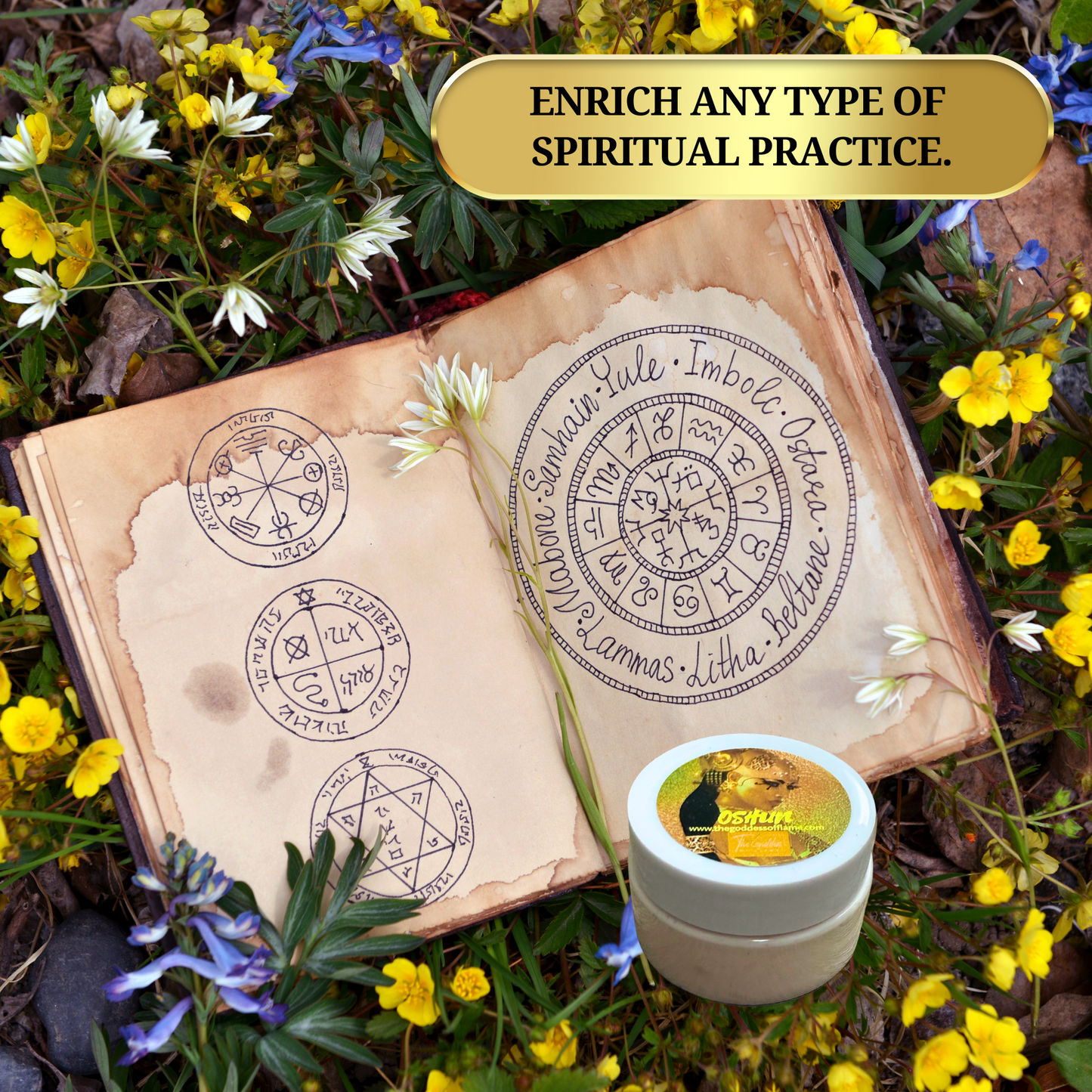 Handcrafted ritual butter for love, abundance, and beauty