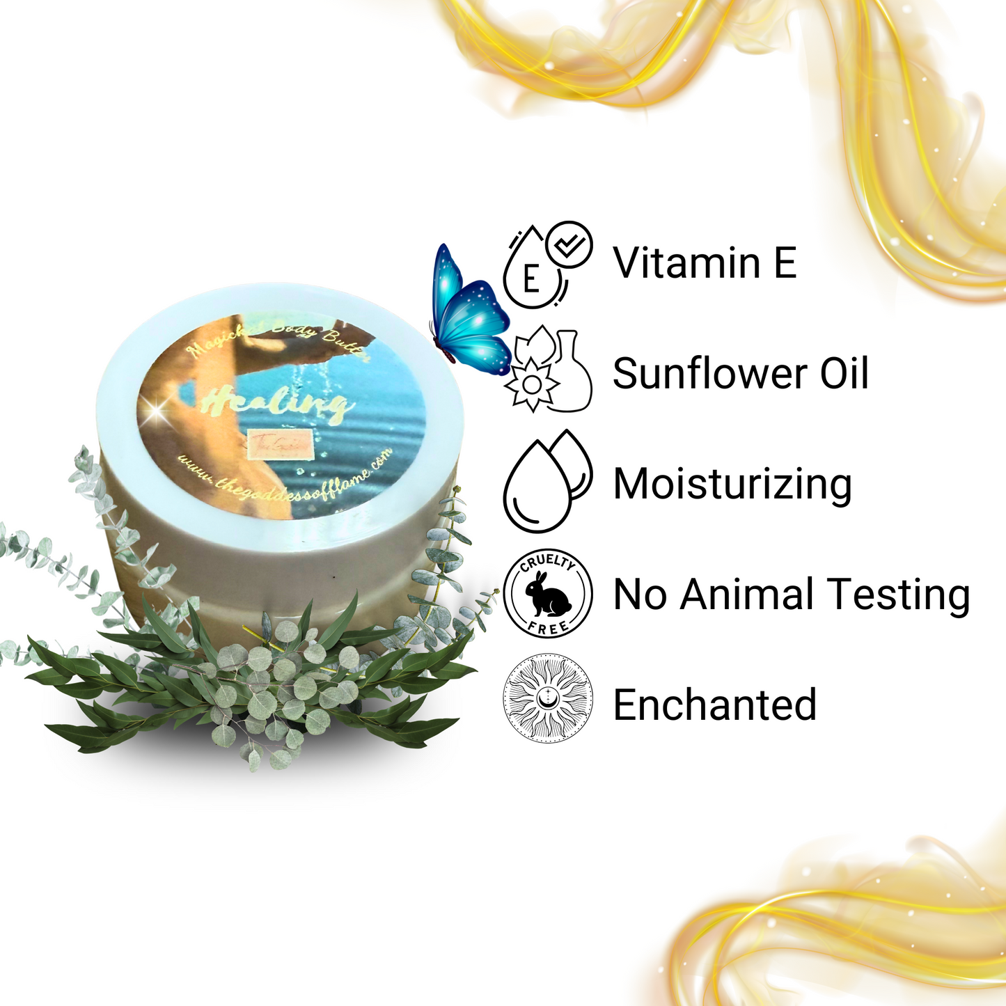 Healing Body Butter – Nourishing Moisturizer for Emotional Recovery & Skin Renewal