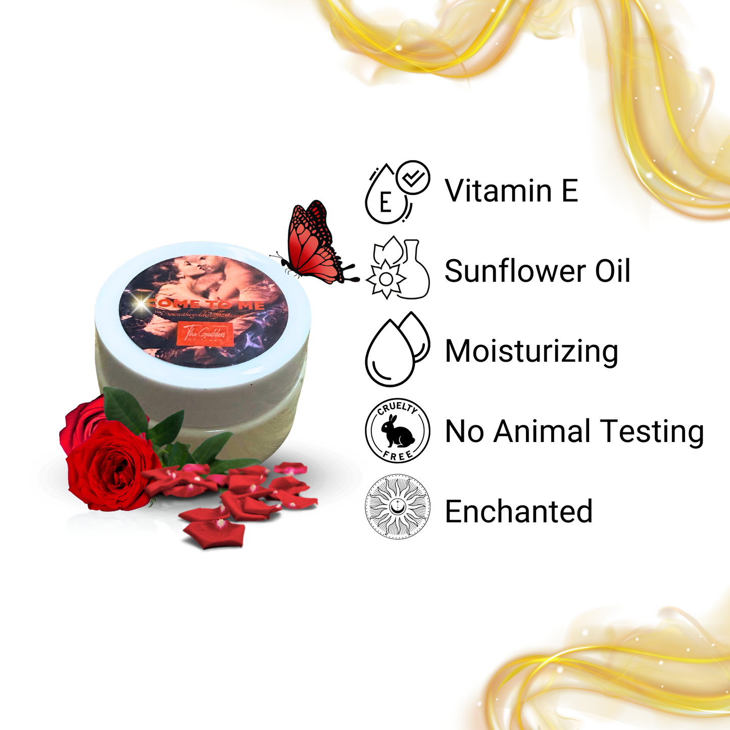 Come To Me Body Butter – Spiritual Attraction Skincare for Love, Magnetism & Desire