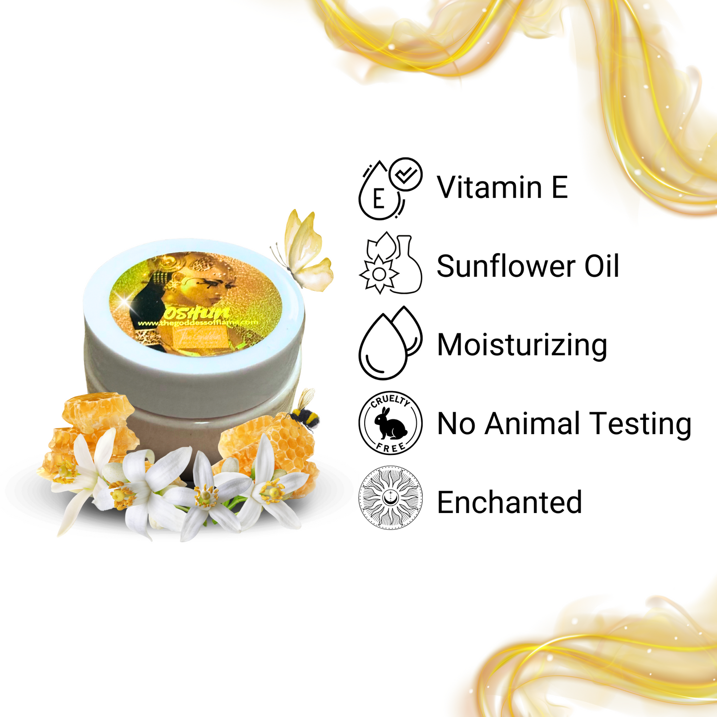 Oshun Body Butter – Natural Ritual Skincare for Love, Beauty & Abundance
