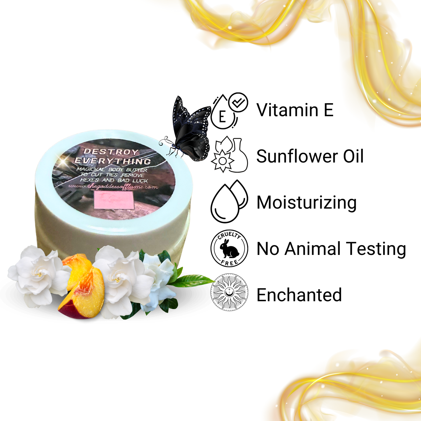 Destroy Everything Body Butter – Hex Removal, Cord Cutting & Spiritual Cleanse