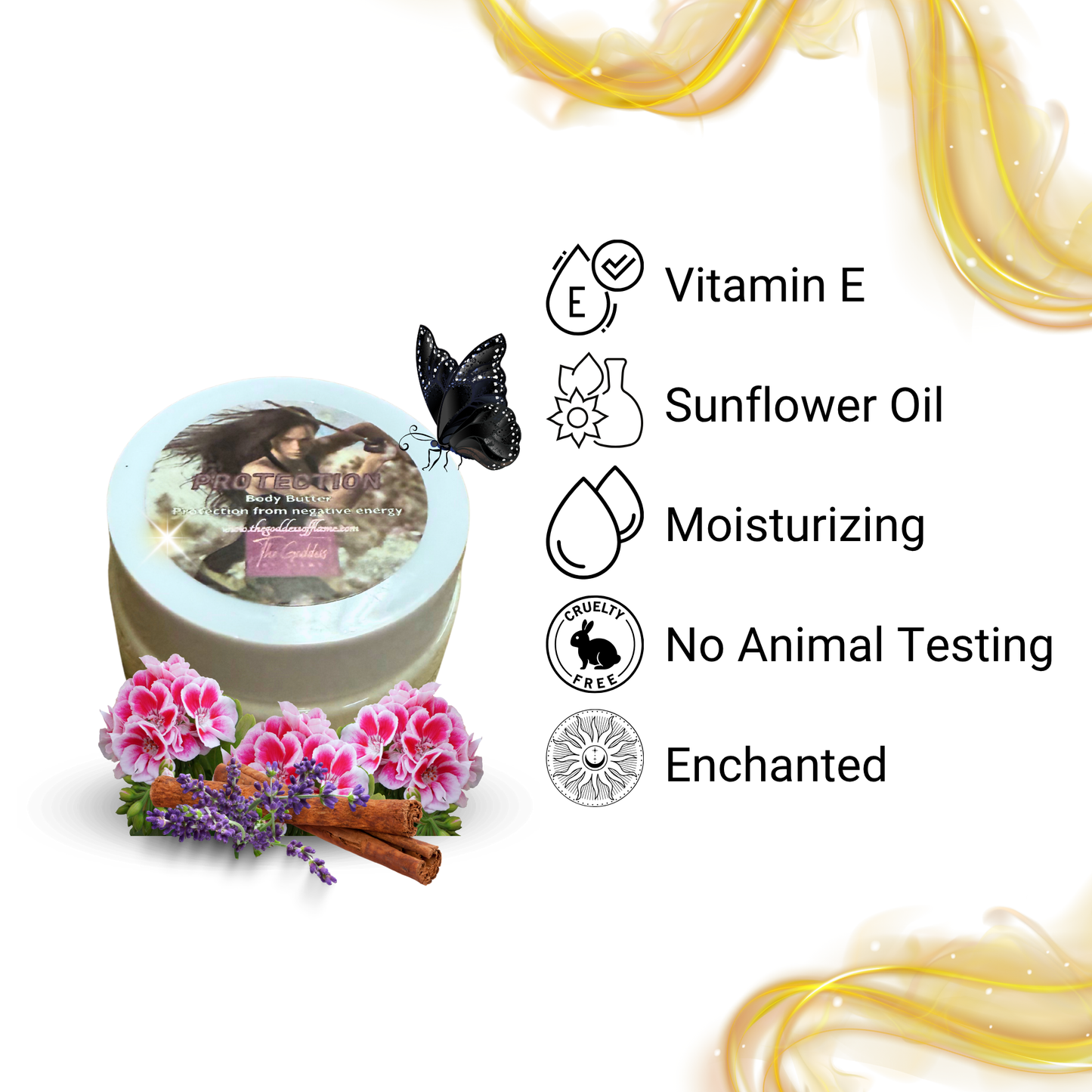 Protection Body Butter – Spiritual Shielding & Energy Defense with Clean Ingredients