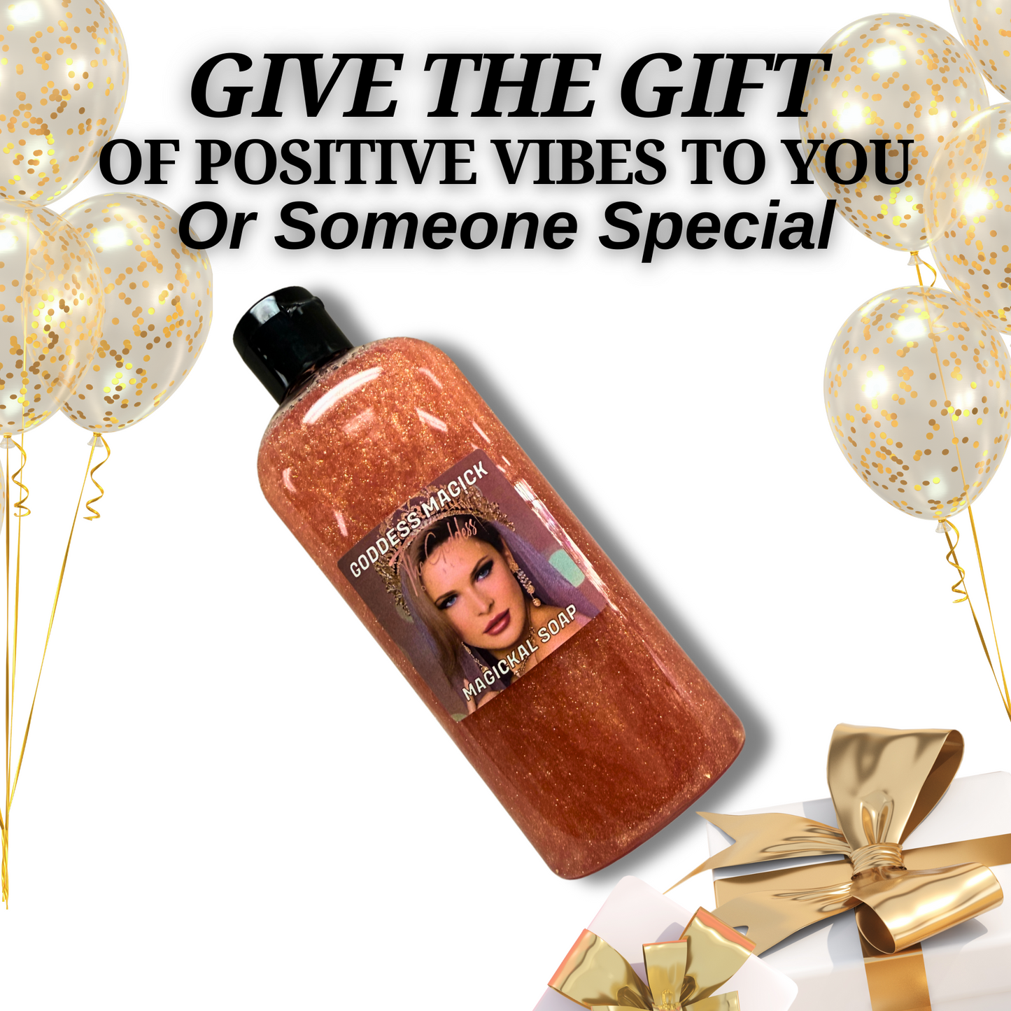 Goddess Magick Spiritual Shower Gel - For Empowerment & Self Worth
