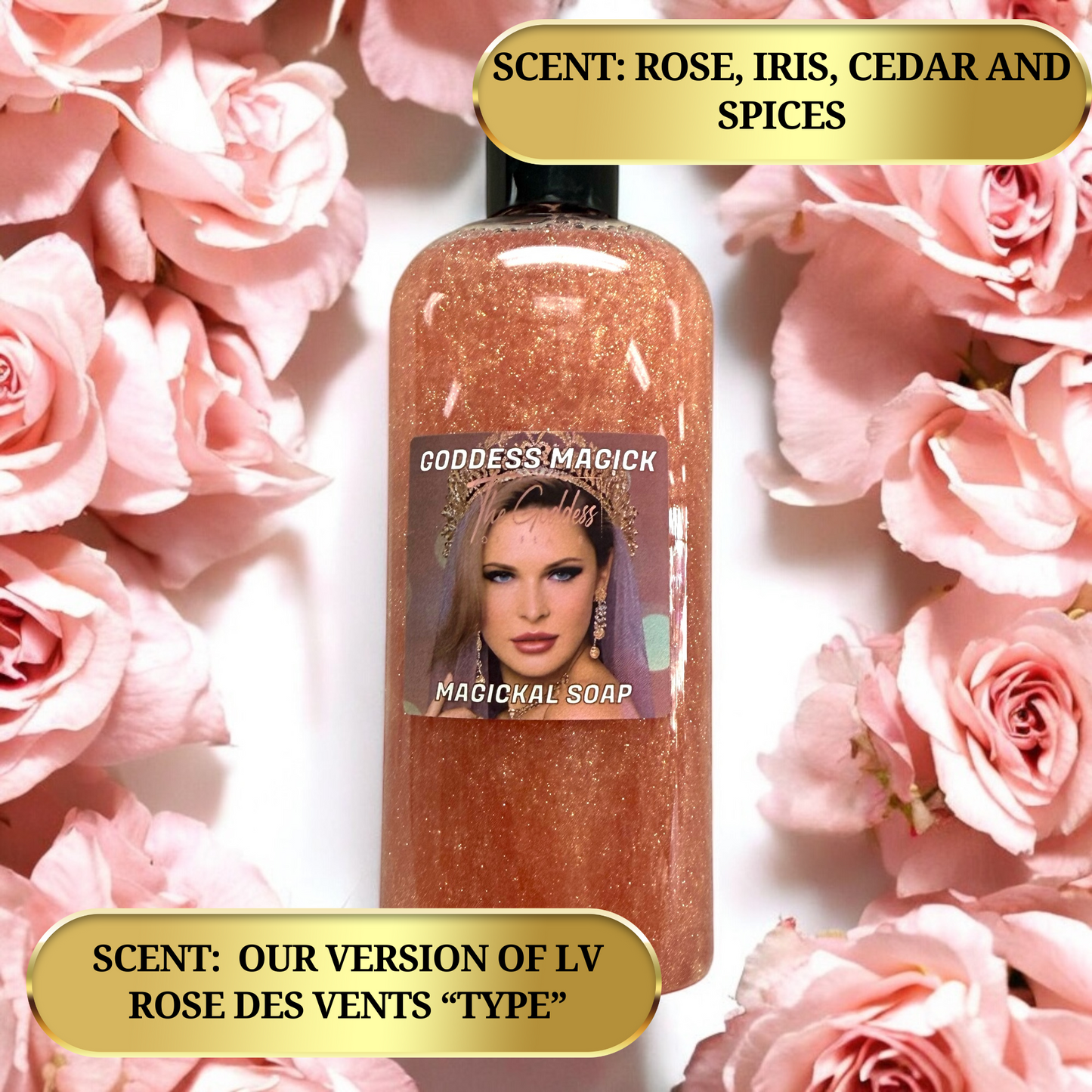 Goddess Magick Spiritual Shower Gel - For Empowerment & Self Worth