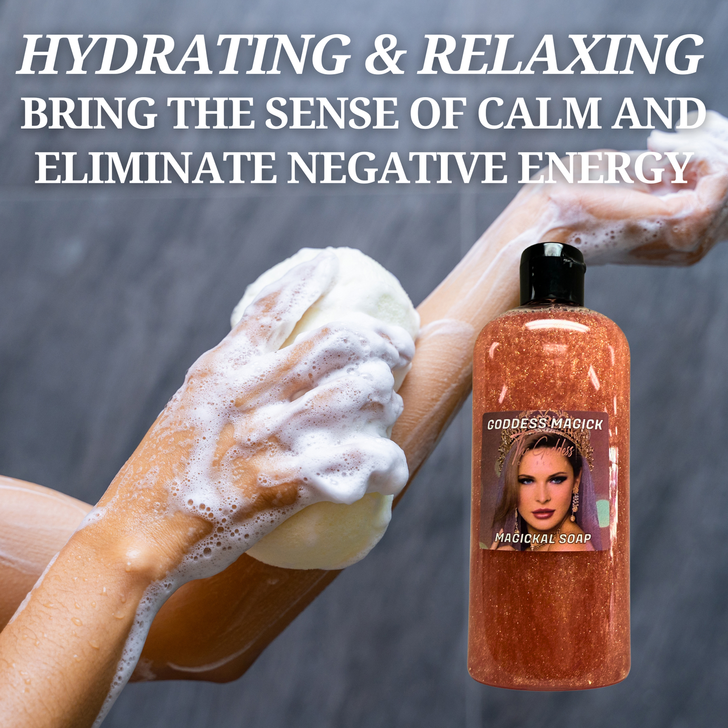 Goddess Magick Spiritual Shower Gel - For Empowerment & Self Worth