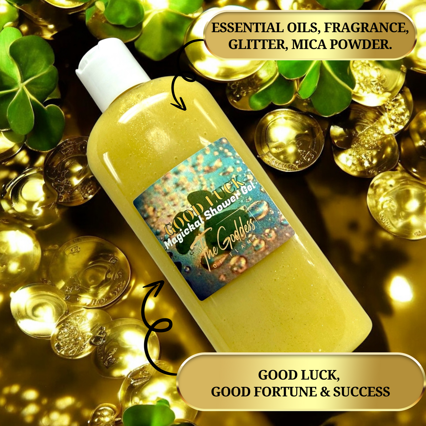 Good Luck Shower Gel – Attract Luck Daily with Watermelon Lemonade Scent