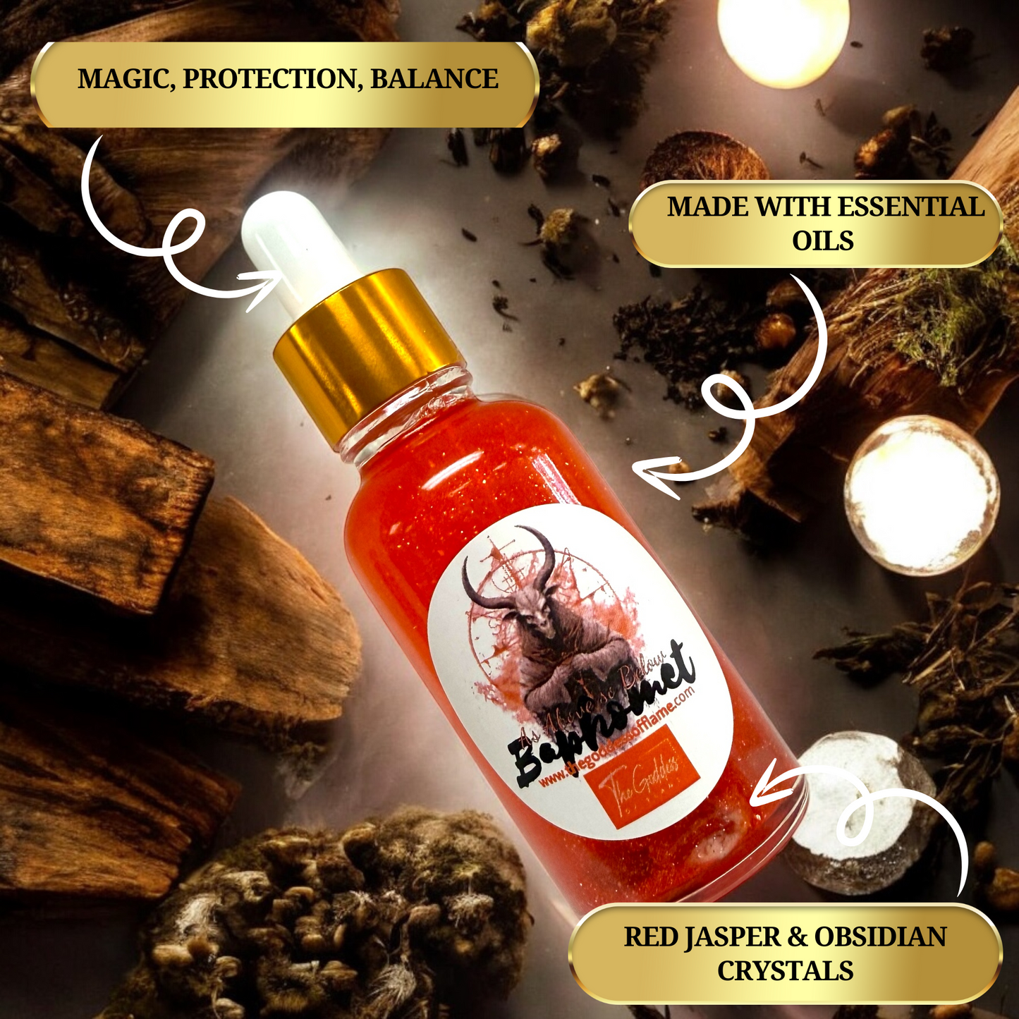 Baphomet Conjure Oil Dropper 30ml