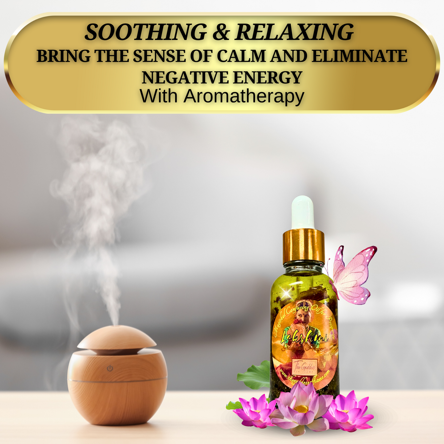 Spiritual prosperity oil for success and beauty