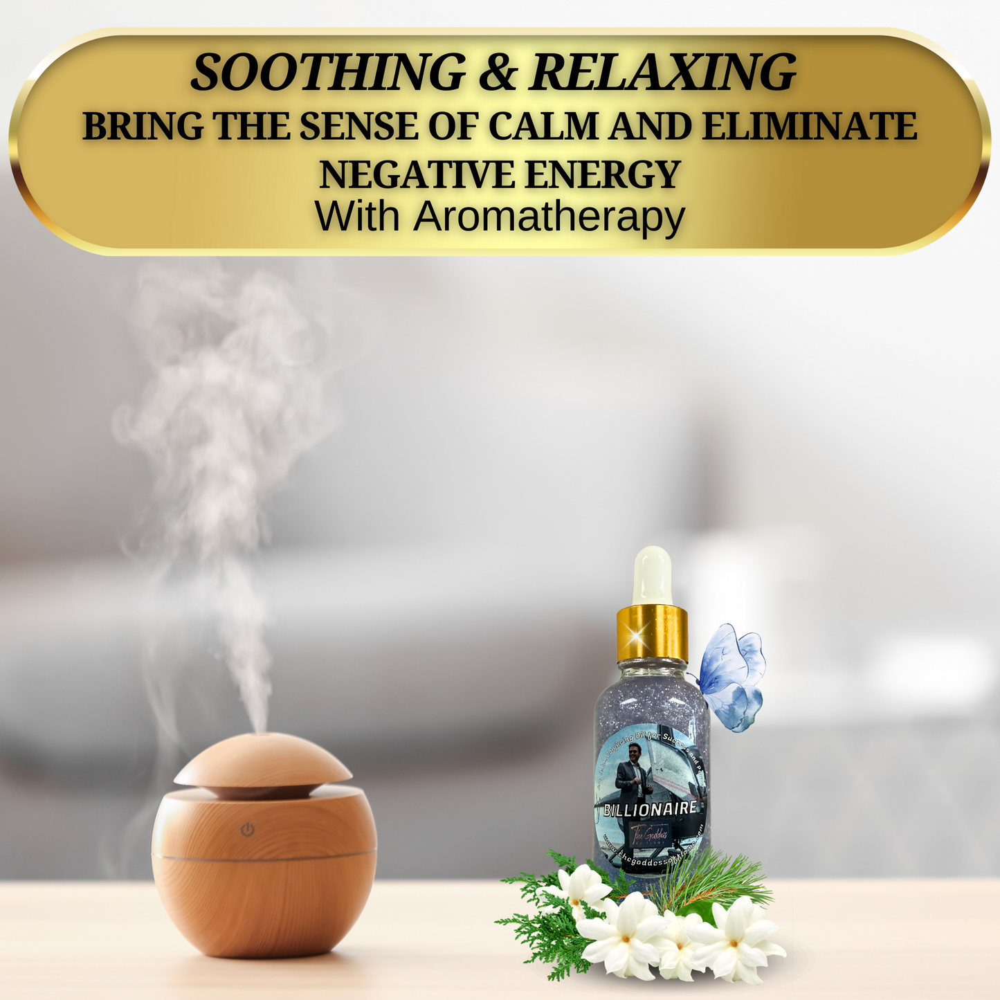 Billionaire Conjuring Oil - Attracts Abundance, Wealth Mindset, Enhances focus and Ambition