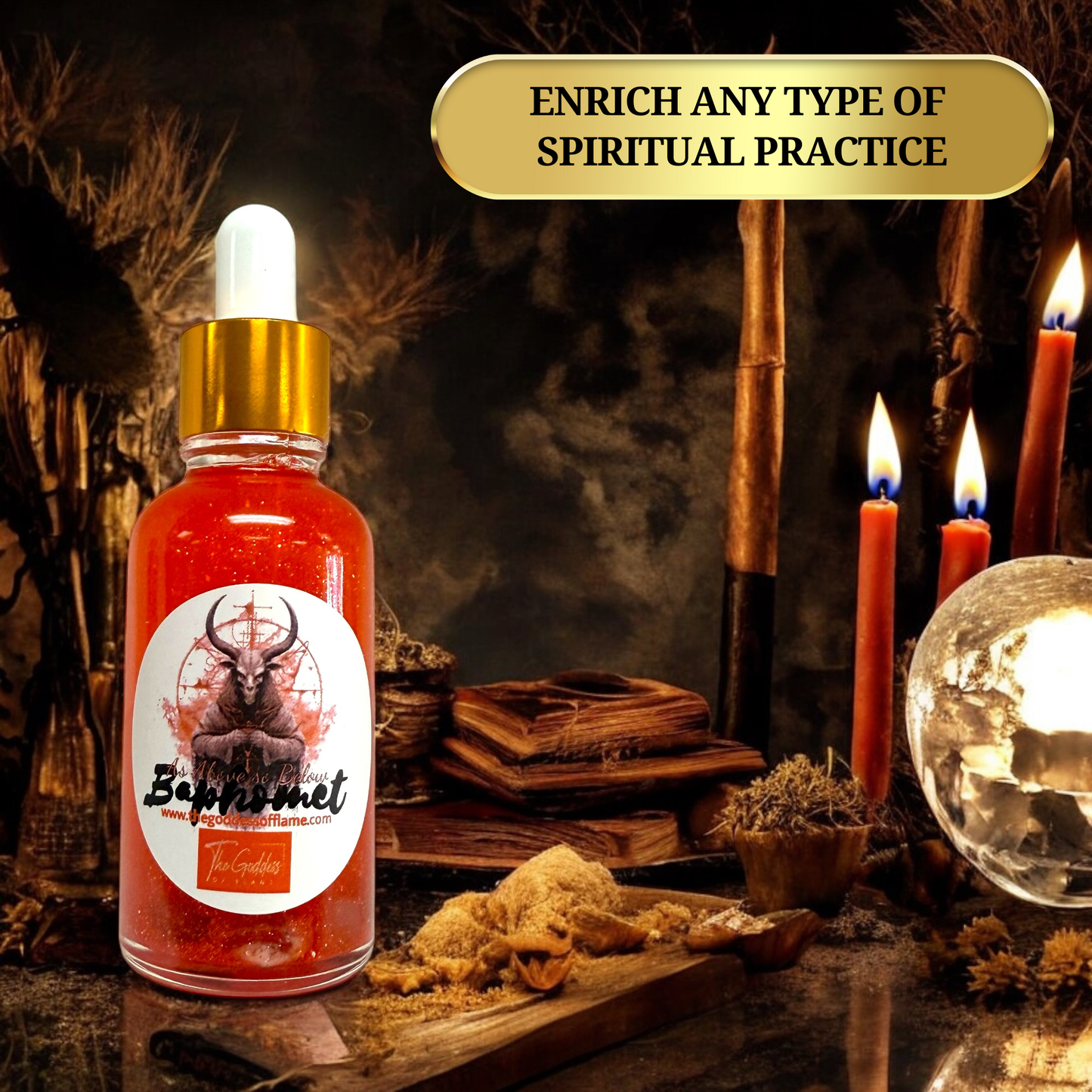 Baphomet Conjure Oil Dropper 30ml