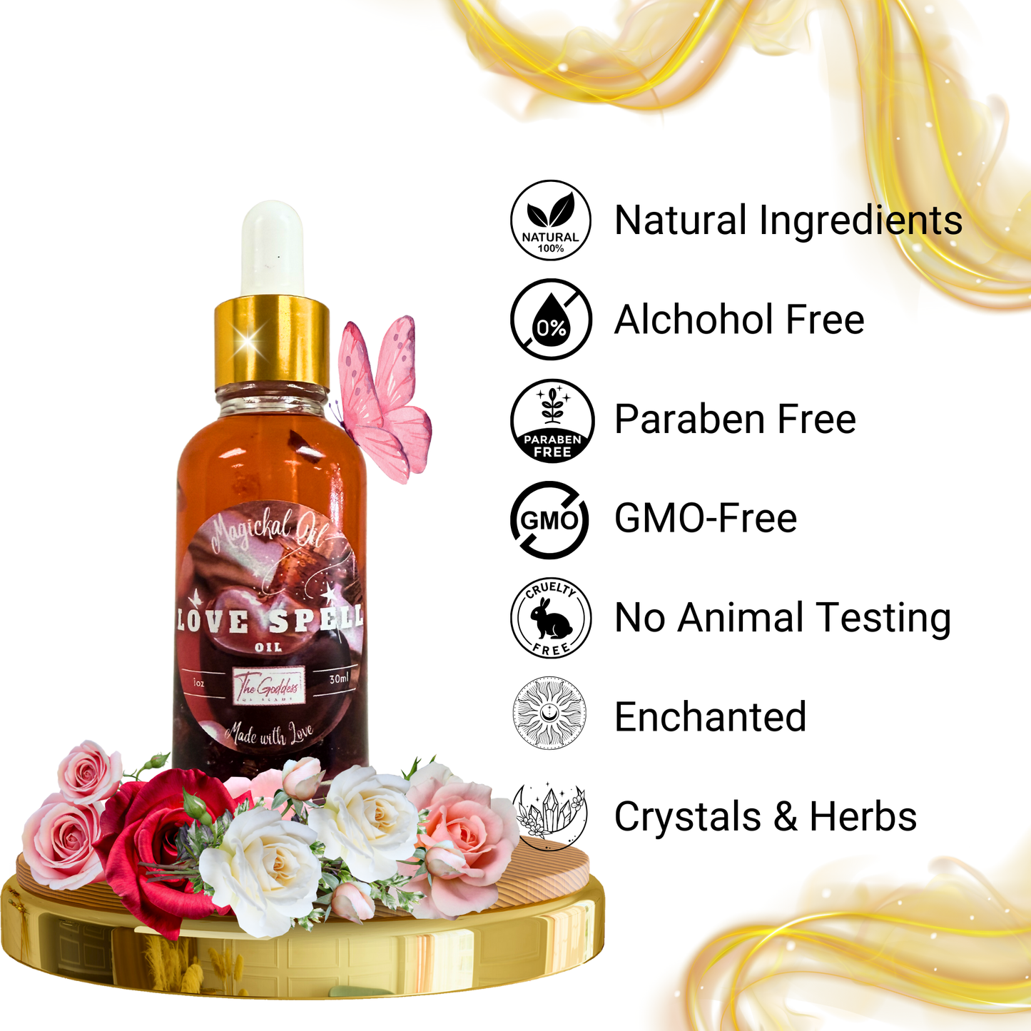 Love Spell Oil - Attracting New Love, Specific Person Love Spell, Love tie