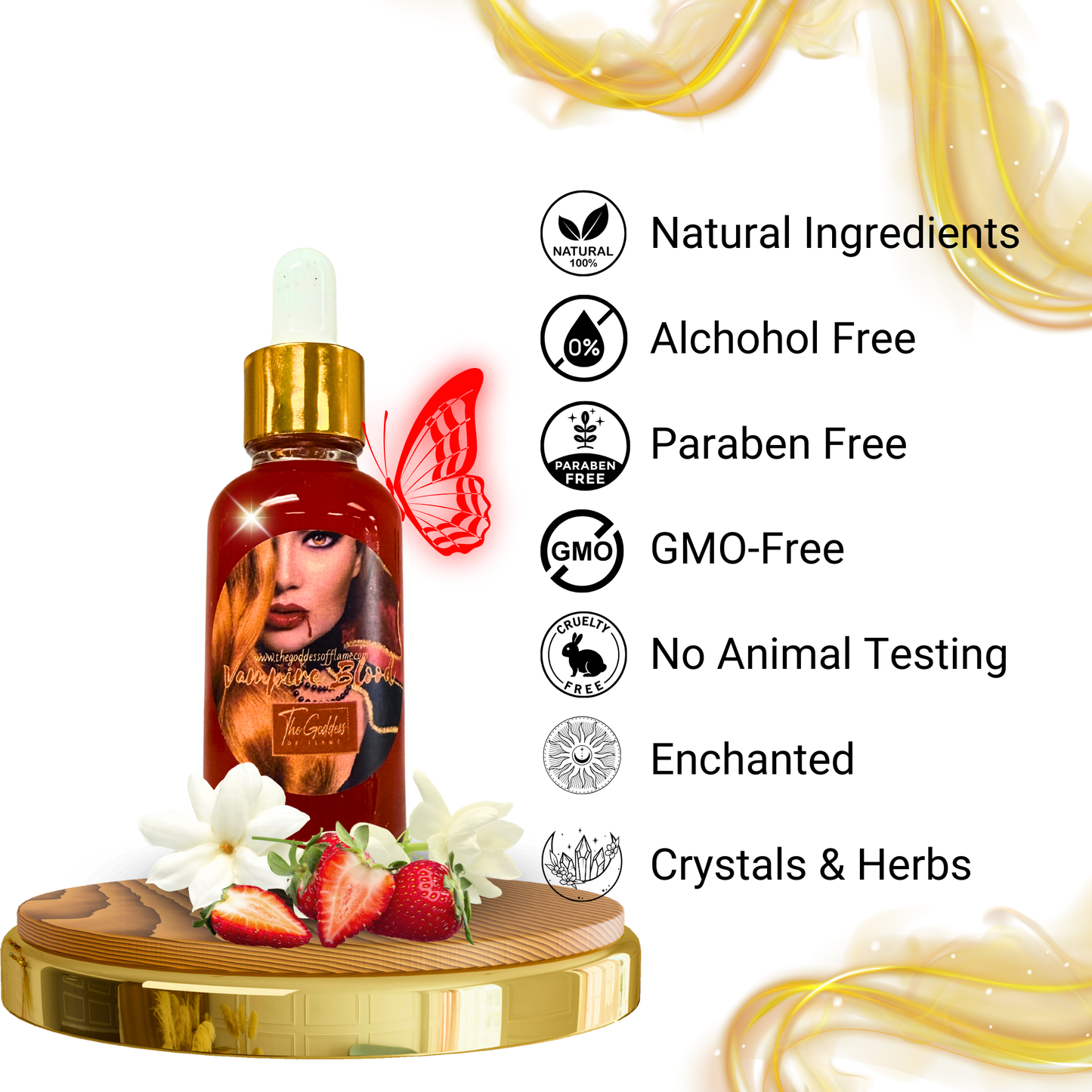 Vampire Blood Oil – Ritual Anointing Oil for Seduction, Power & Protection