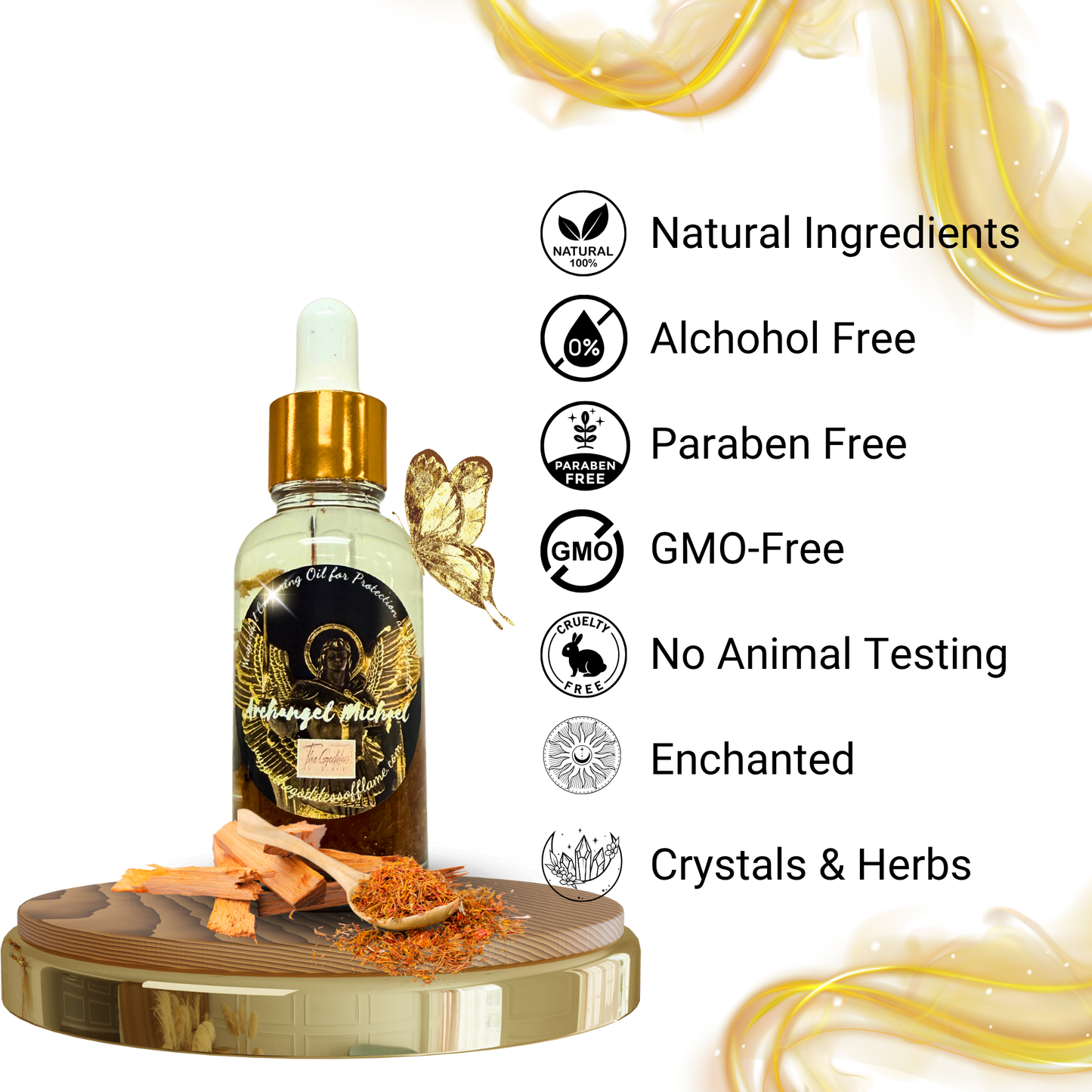 Metaphysical Archangel Michael oil for prayer and shielding
