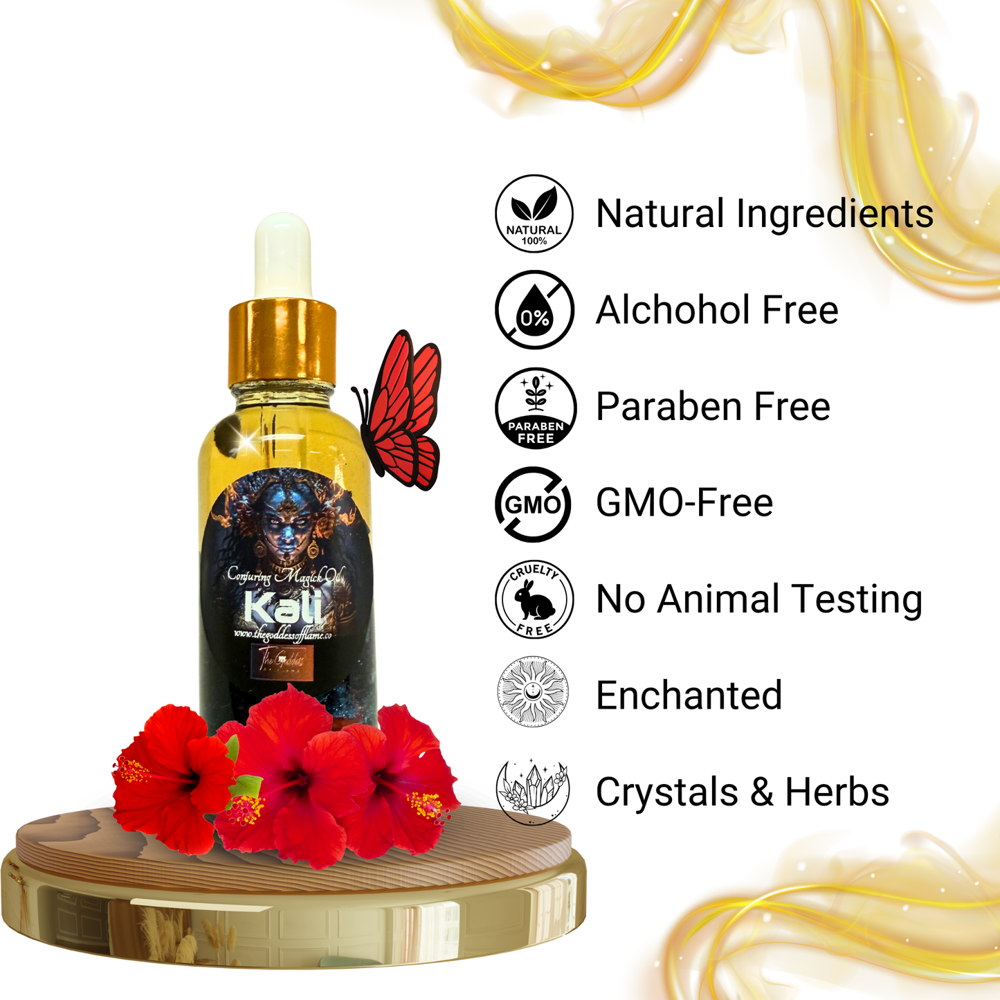 Metaphysical ritual oil for meditation and energy cleansing