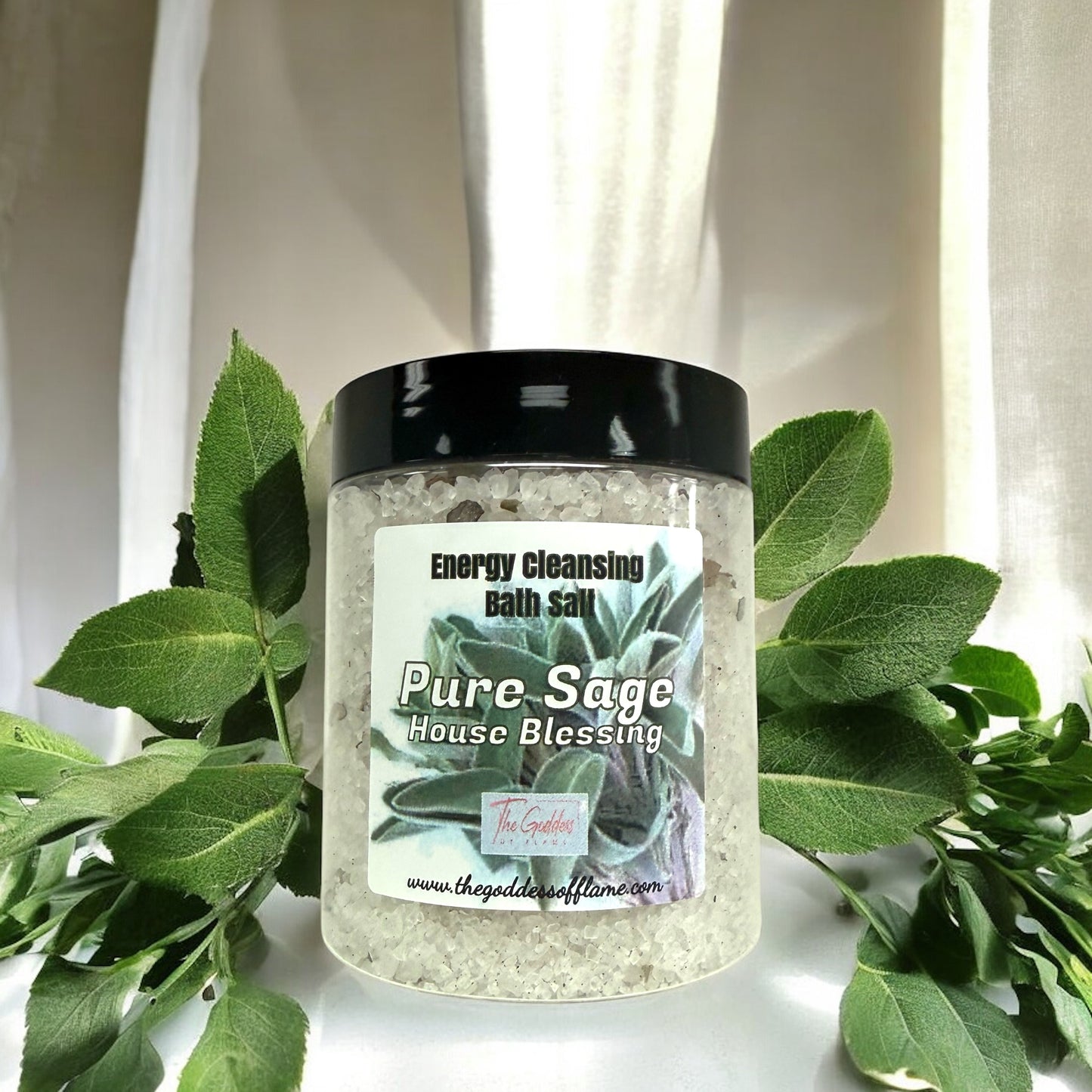 Pure Sage Bath Salt – Energy Cleansing & Spiritual Detox